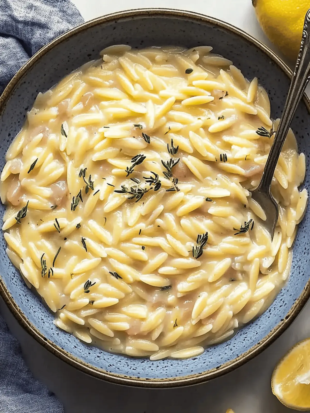 One Pot Lemon Orzo Pasta - Zesty Comfort in Every Bite 2 One Pot Lemon Orzo Pasta