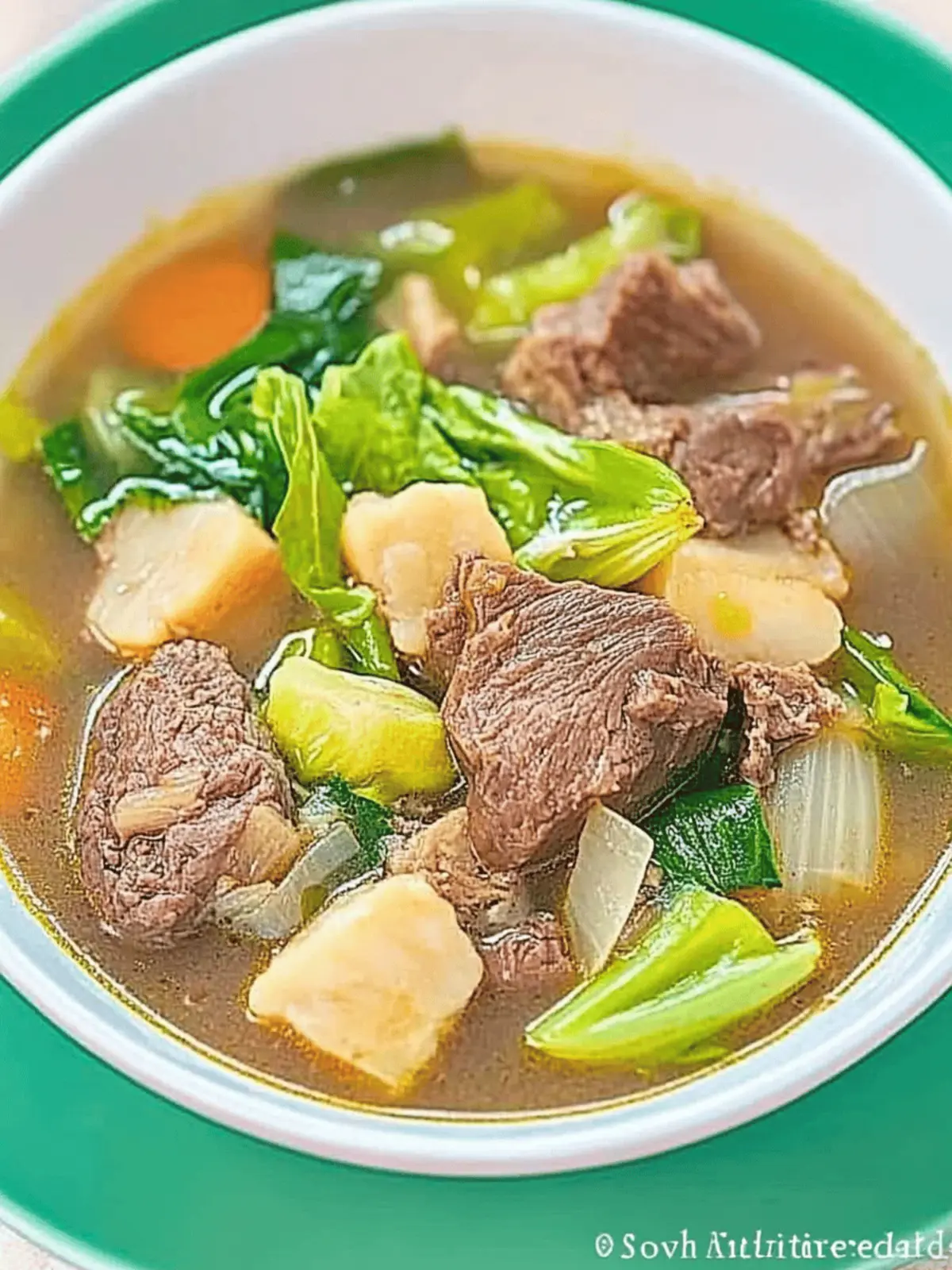 Slow Cooked Beef Nilaga Soup