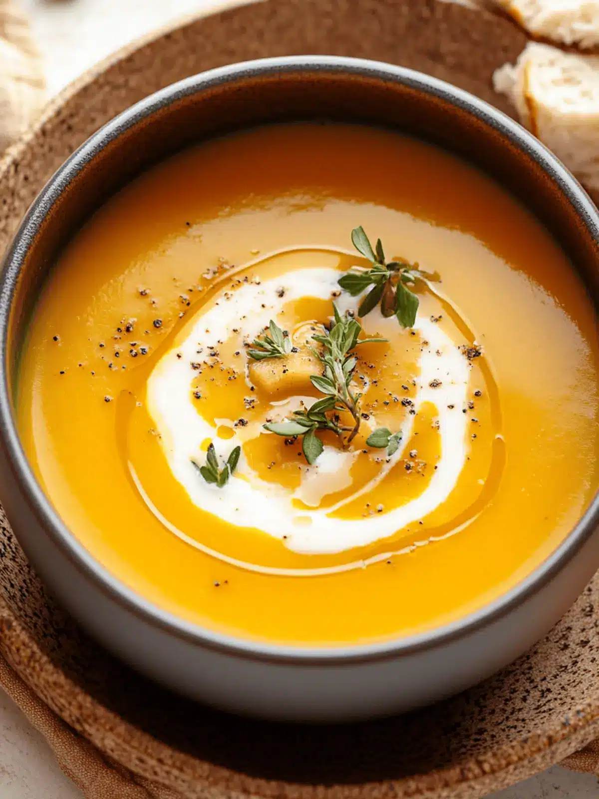 Butternut Squash & Apple Soup