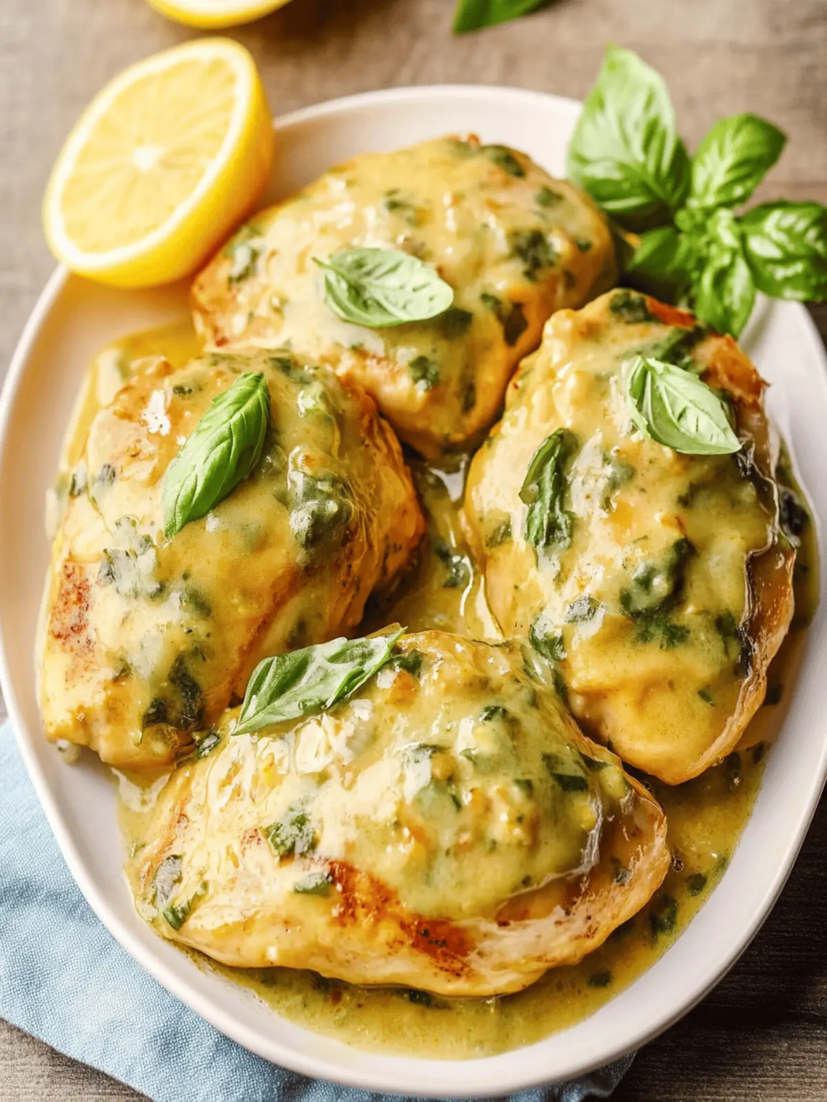 30-Minute Lemon Basil Chicken That Will Wow Your Dinner Guests 4 Lemon Basil Chicken