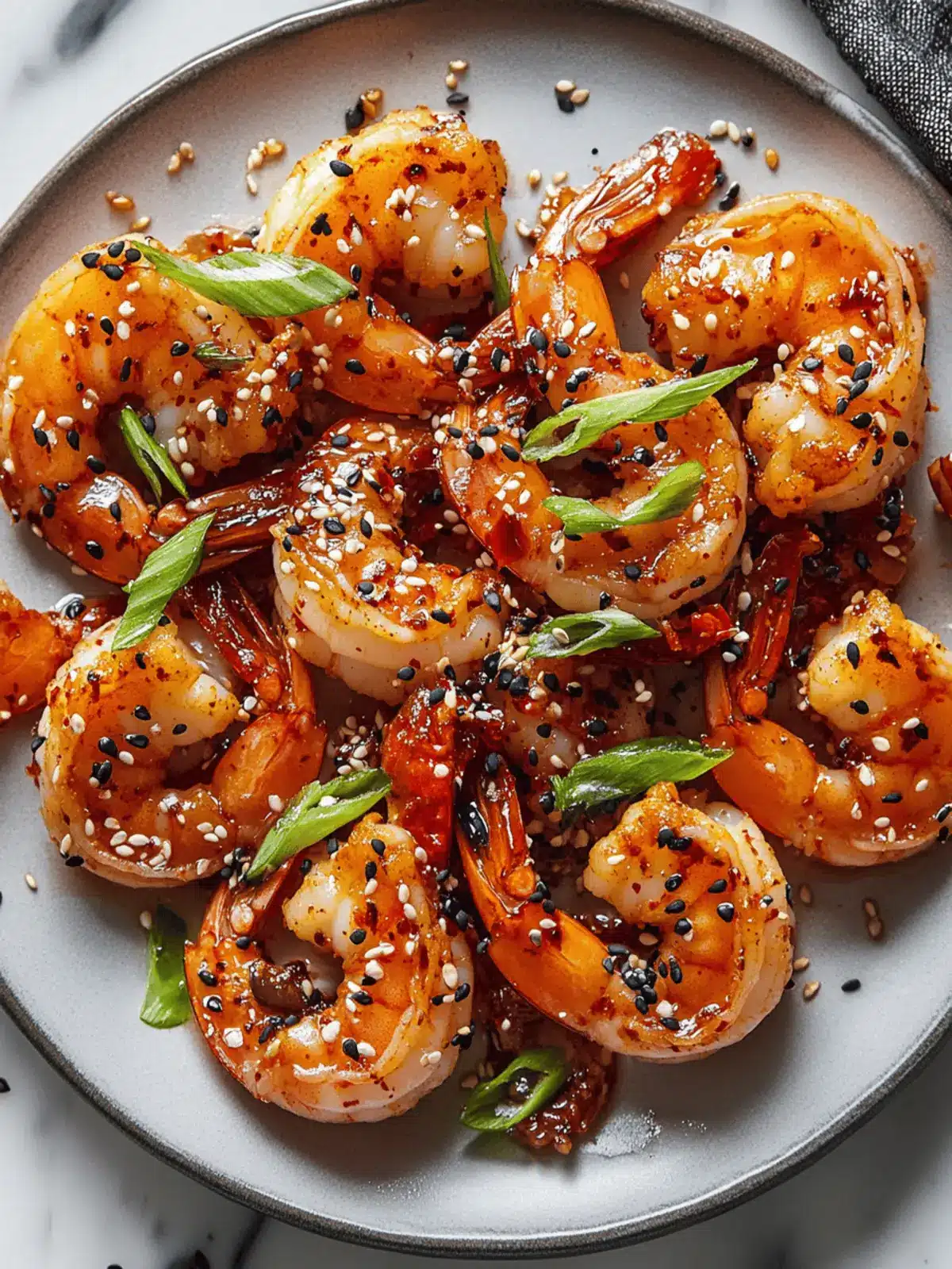 Sweet and Spicy Gochujang Shrimp