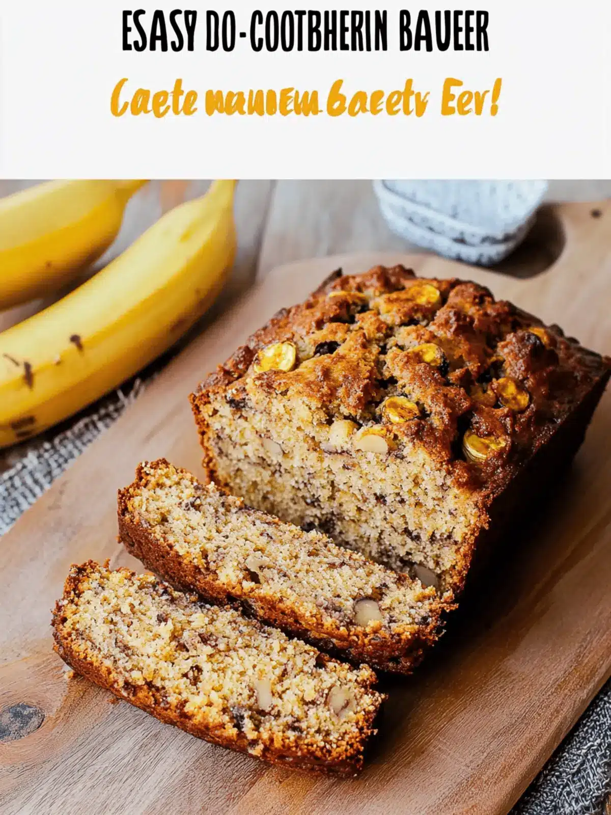 Easiest Cottage Cheese Banana Bread Ever!