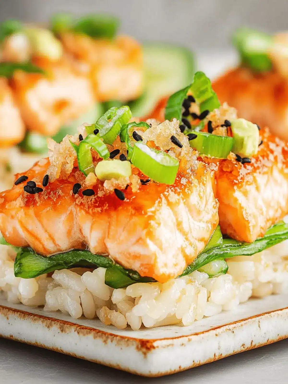 Crispy Rice Salmon