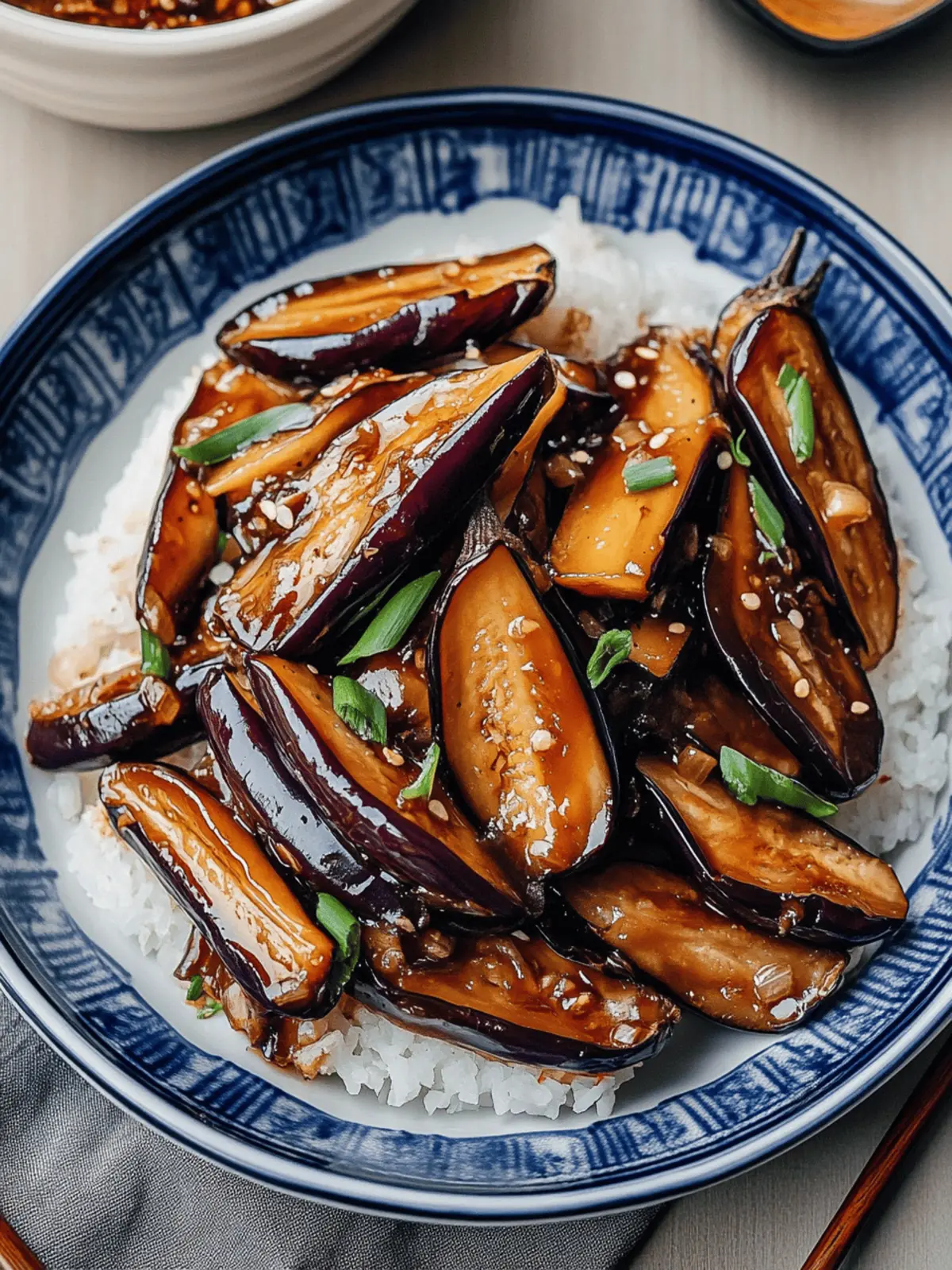Chinese Eggplant with Garlic Sauce