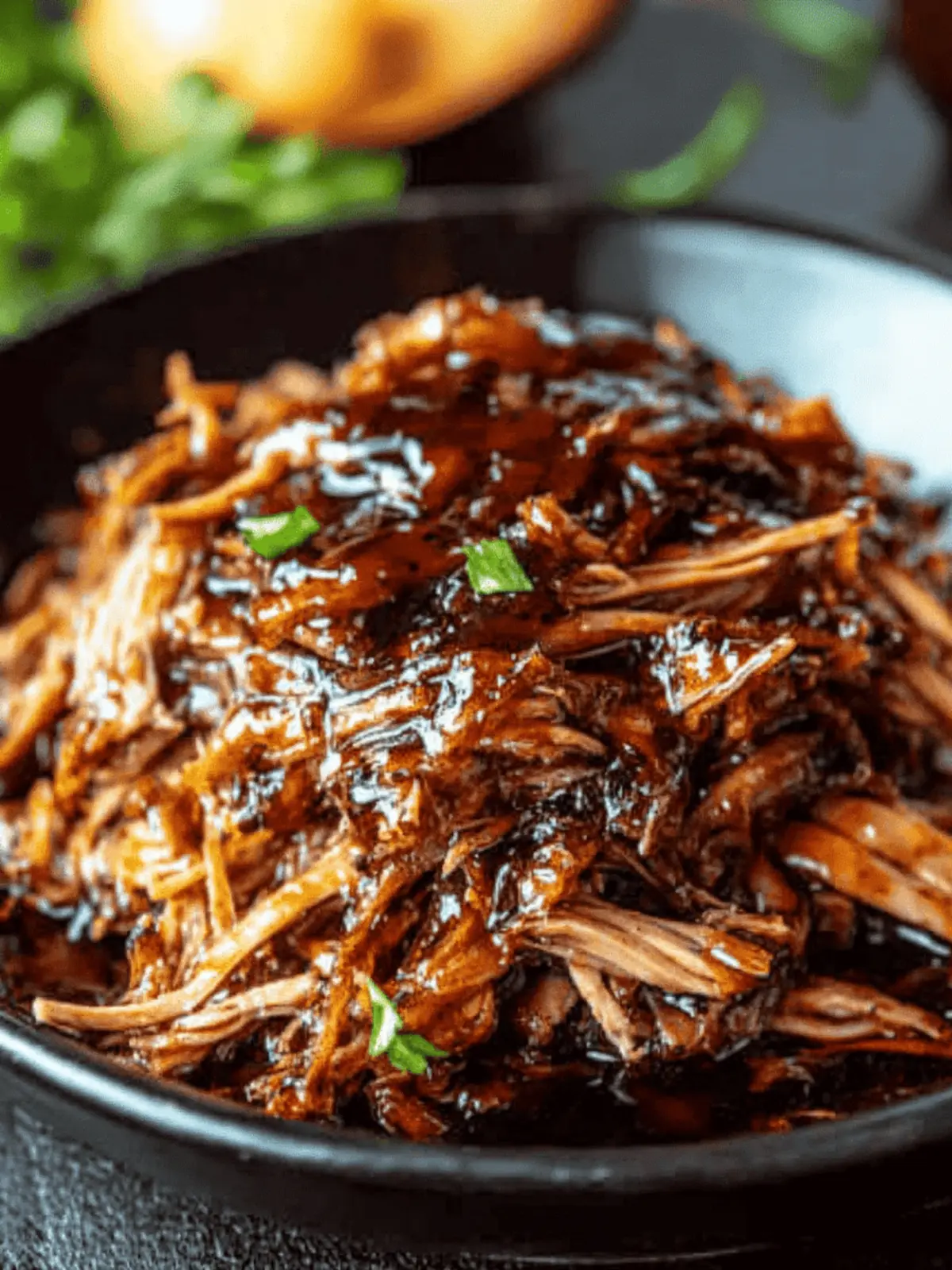 Honey Balsamic Shredded Pork