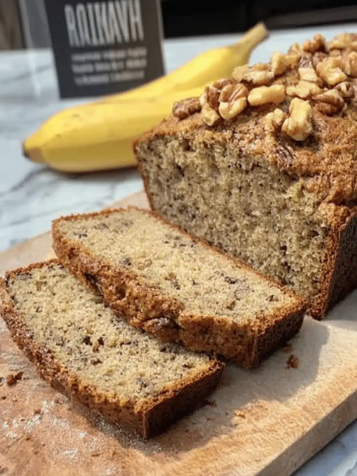 Sourdough Banana Nut Bread