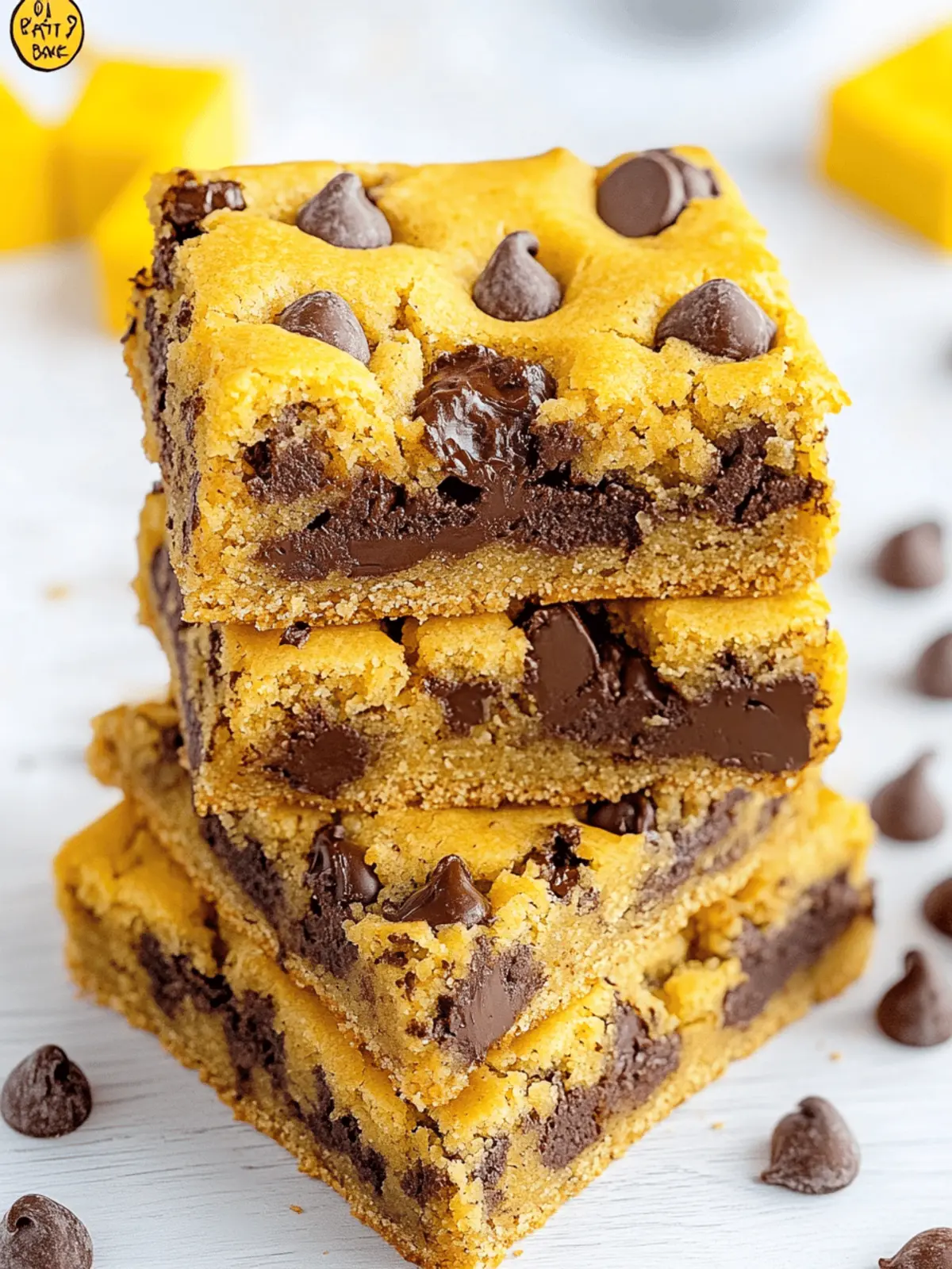 Lazy Chocolate Chip Cookie Bars