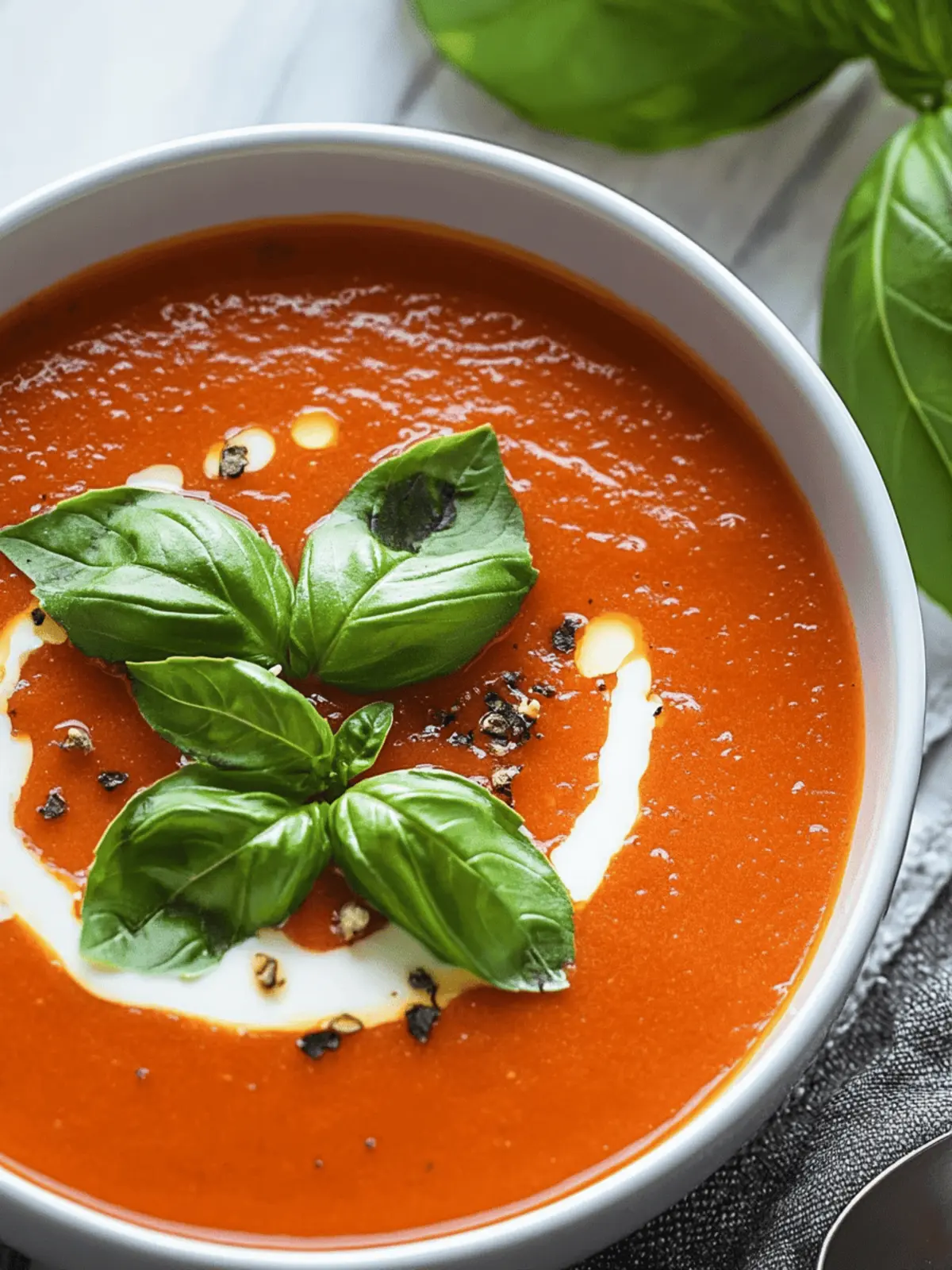 Silky Tomato Basil Dream with a Hint of Butter