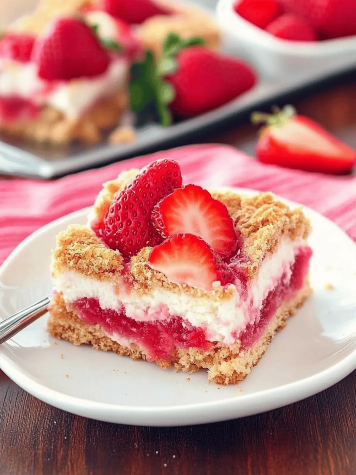 Strawberry Shortcake Bars