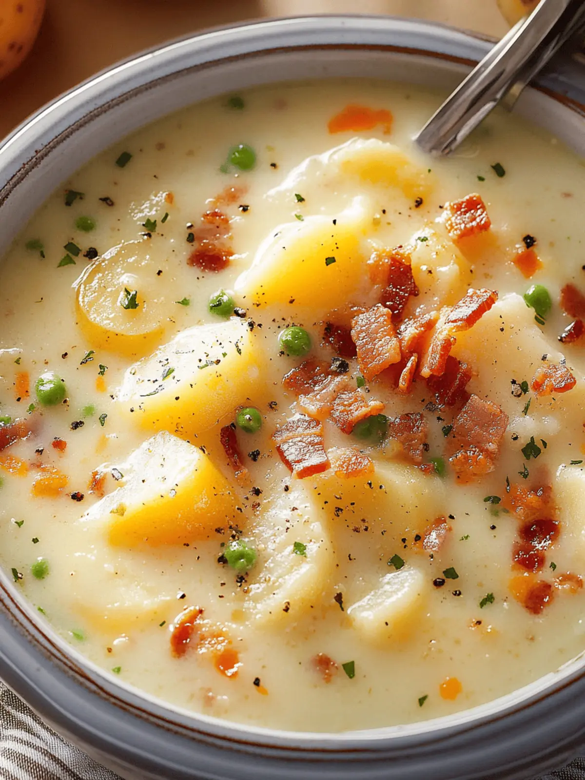 Crockpot Potato Soup with Bacon
