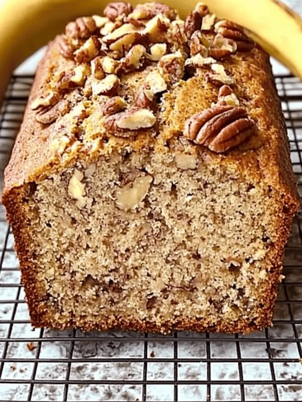 Pecan Banana Bread Recipe – Moist & Crunchy