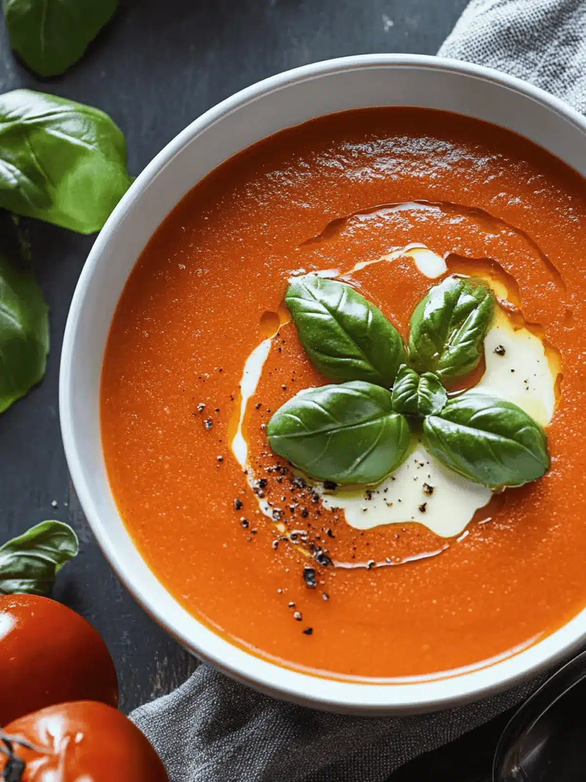 Silky Tomato Basil Dream with a Hint of Butter