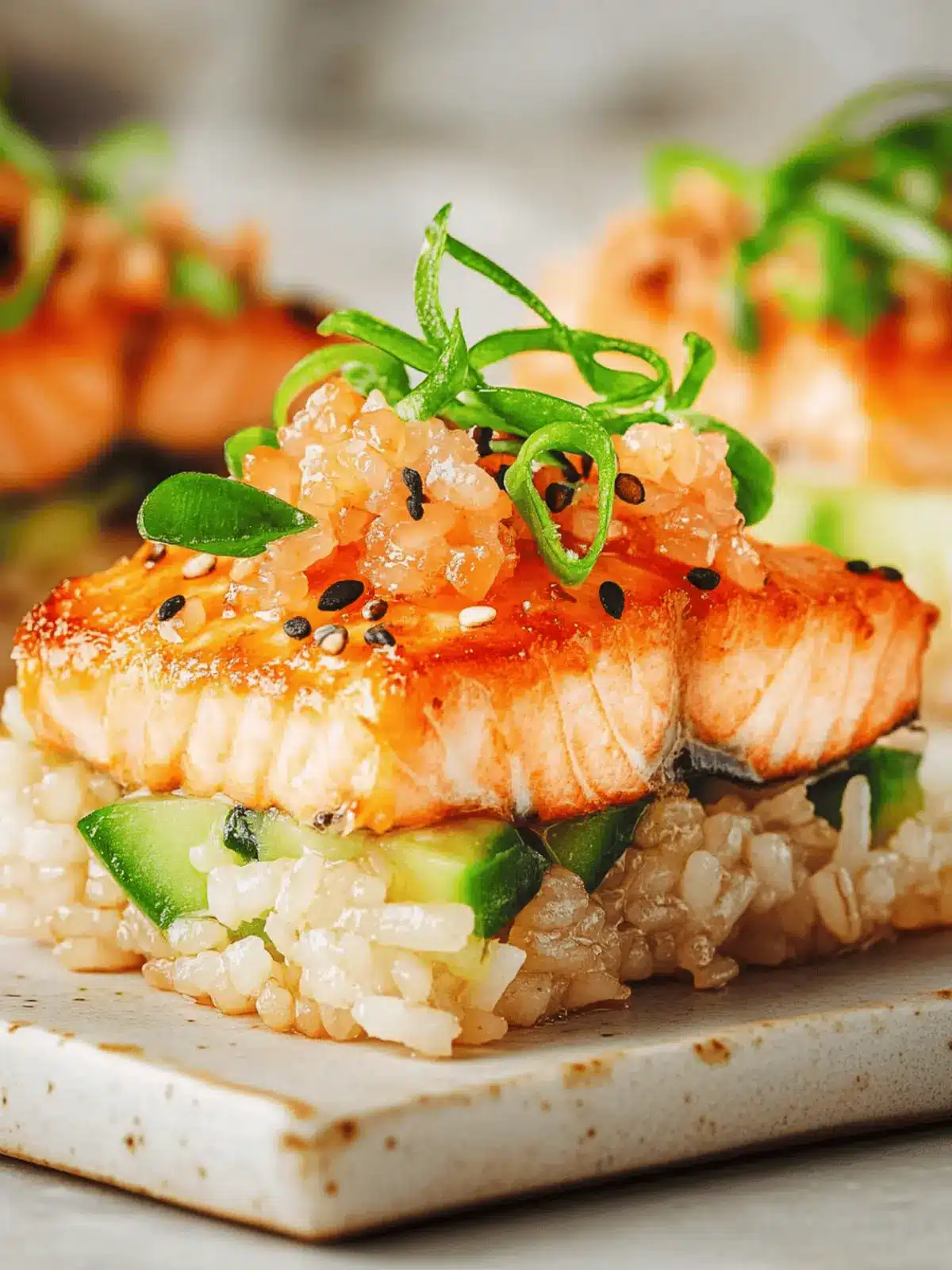 Crispy Rice Salmon