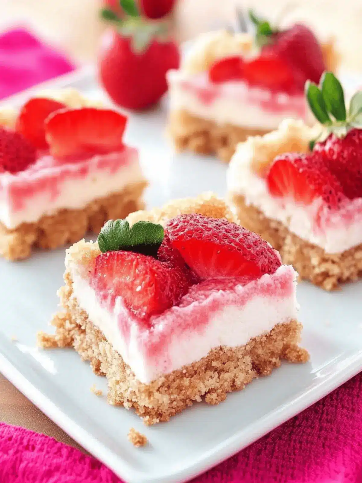 Strawberry Shortcake Bars