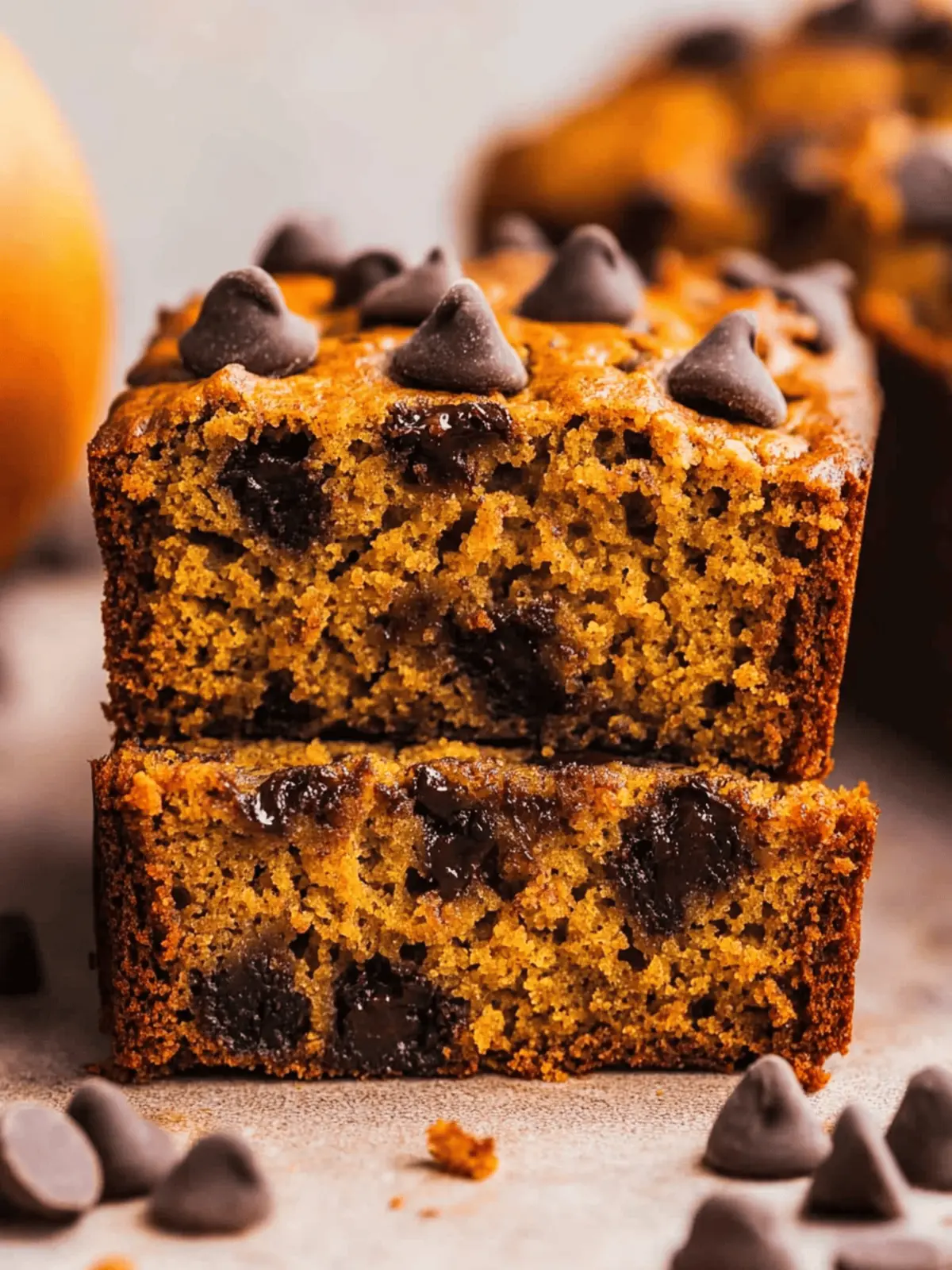 Pumpkin Chip Banana Bread
