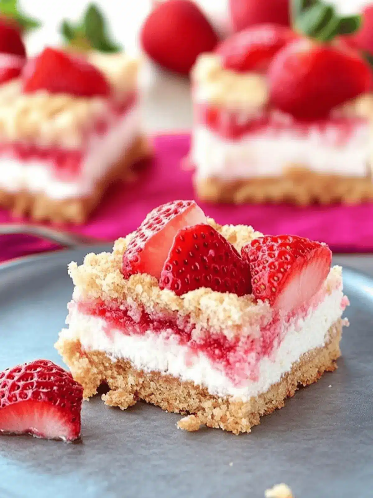 Strawberry Shortcake Bars