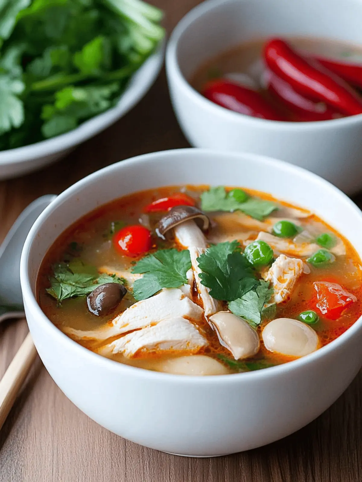 Hot and Sour Chicken Soup