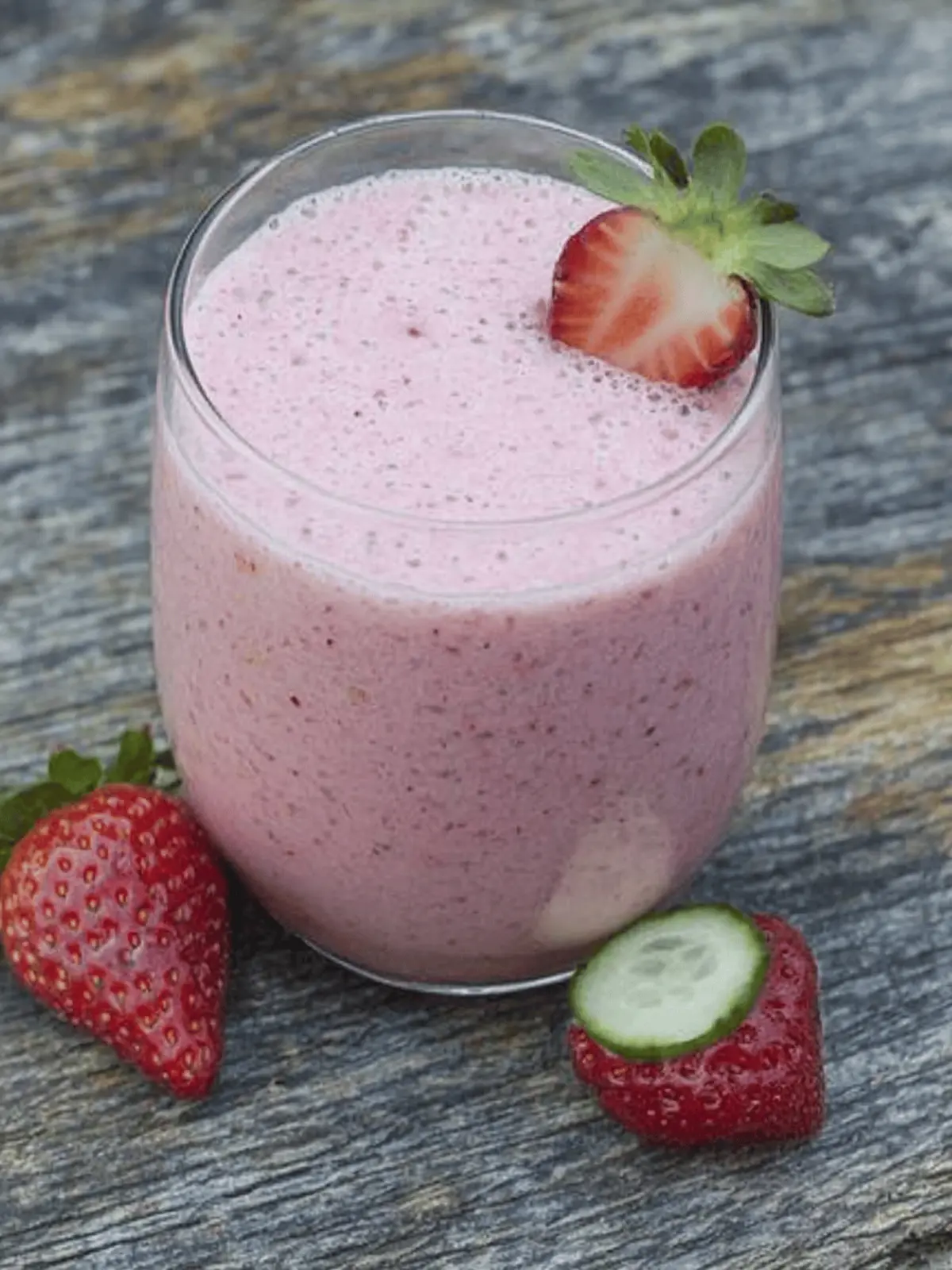 Strawberry-Cucumber Smoothie