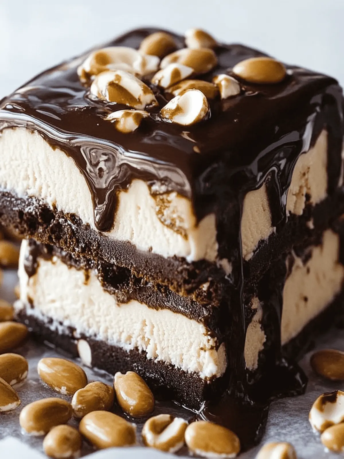 Decadent Hot Fudge Ice Cream Bars
