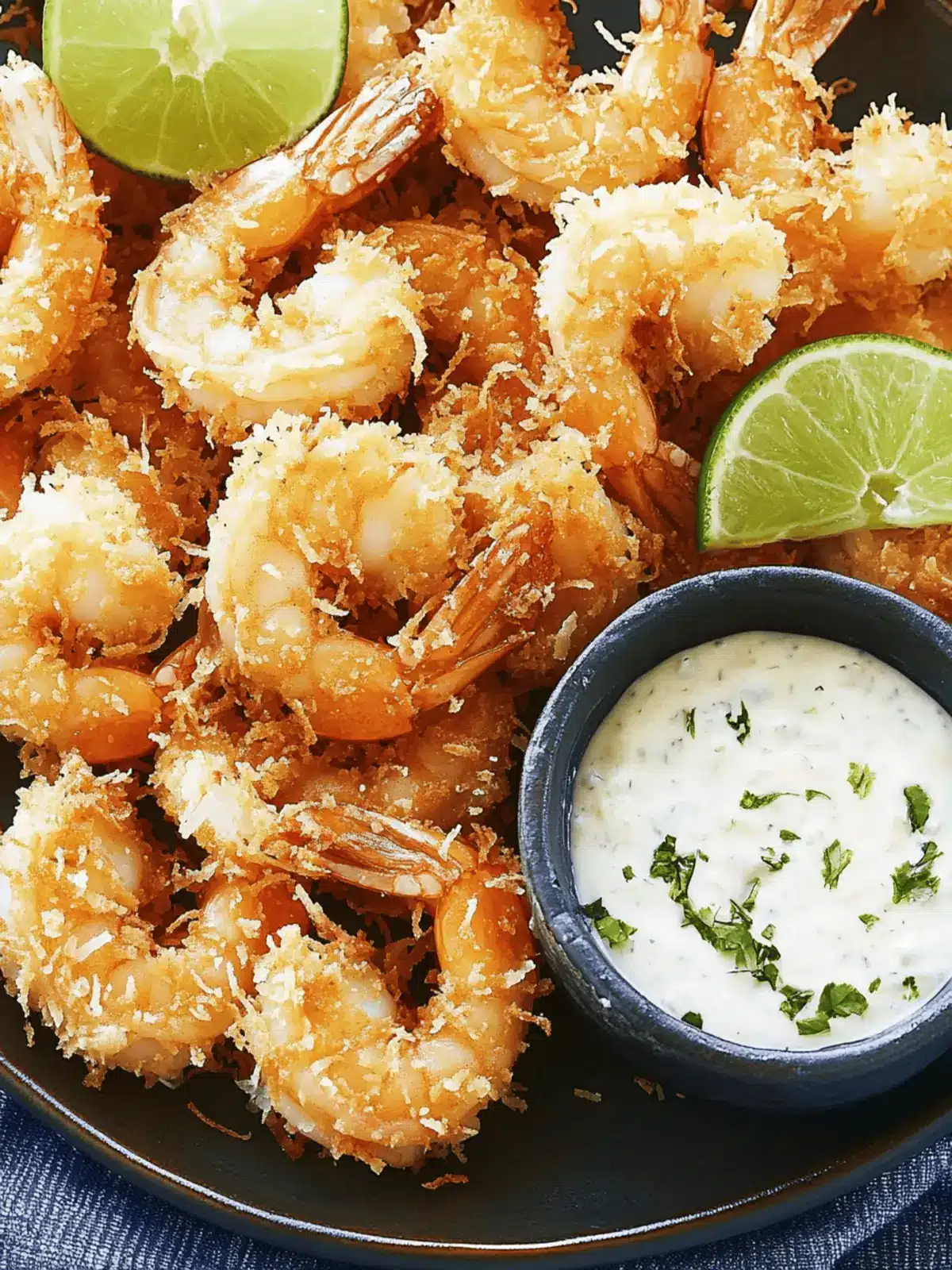 Crispy Coconut Shrimp with Zesty Honey-Lime Dip