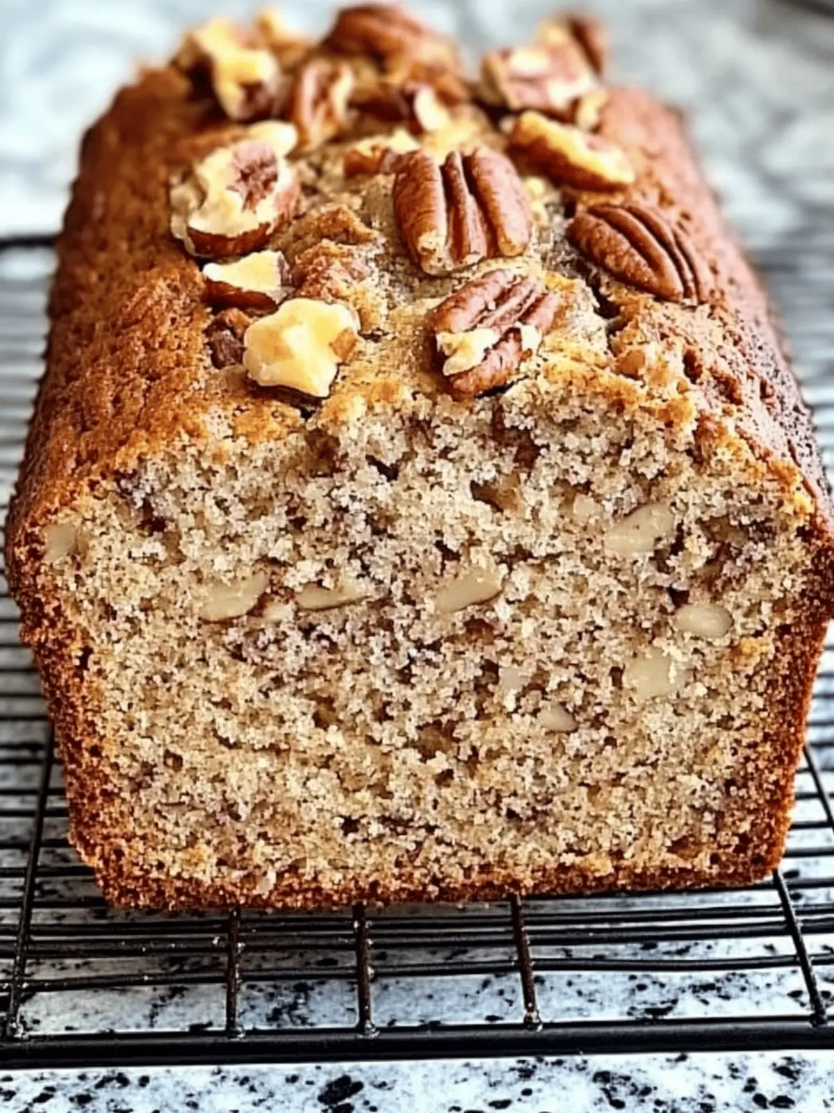 Pecan Banana Bread Recipe – Moist & Crunchy