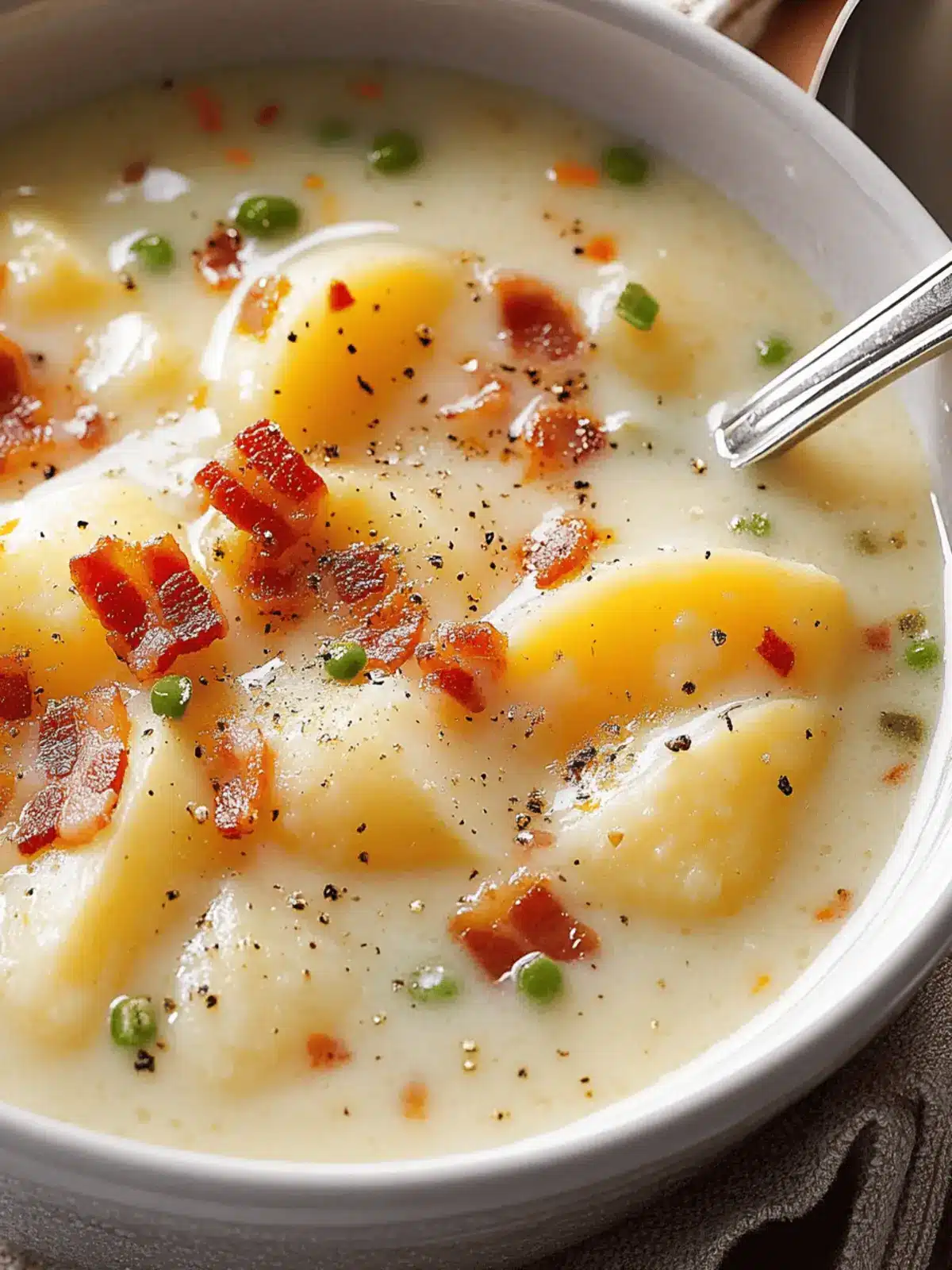 Crockpot Potato Soup with Bacon