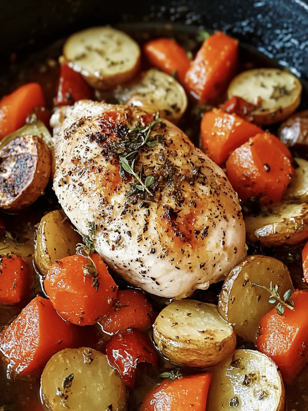 Herb-Roasted Chicken with Garden Vegetables