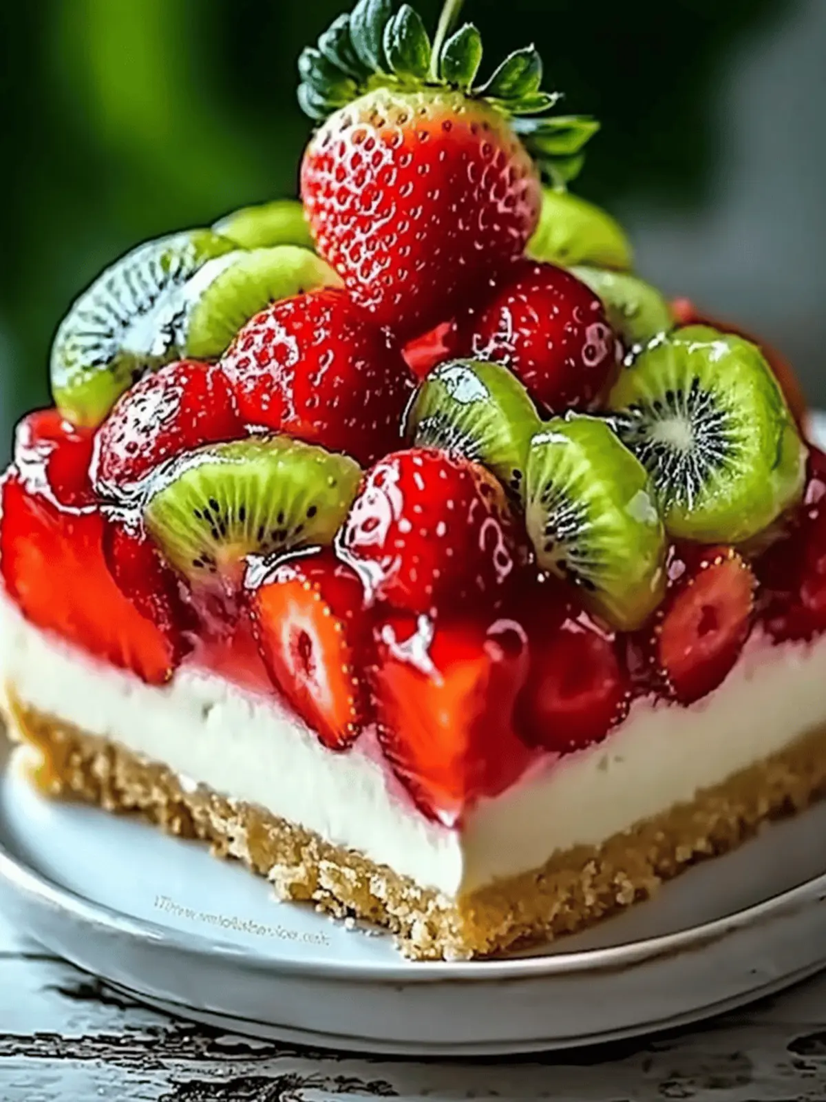 Ultimate Strawberry Kiwi Dream Cheesecake Extravaganza