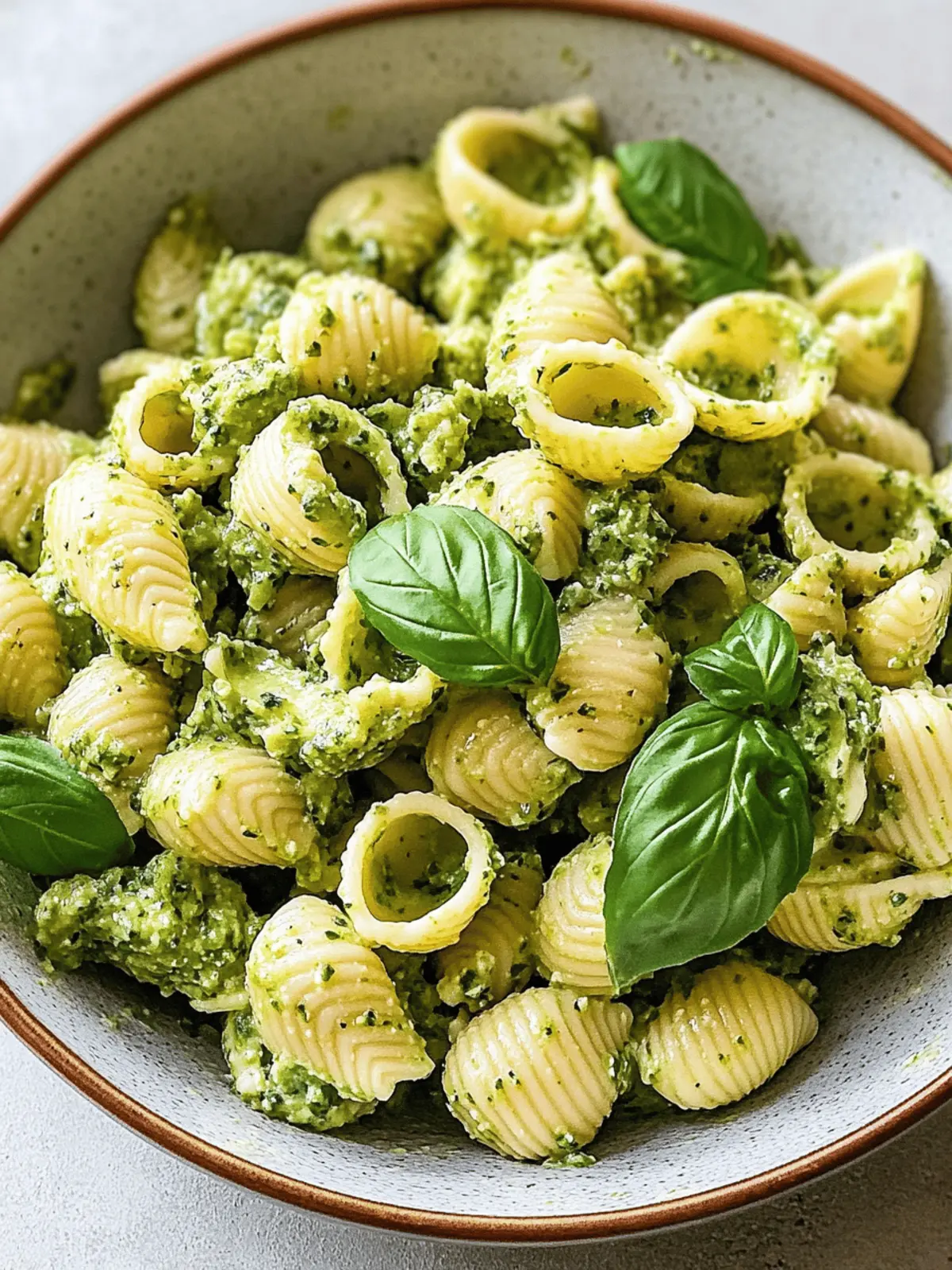 Vibrant Green Goddess Pasta Shell Salad with Herbaceous Vegan Dressing