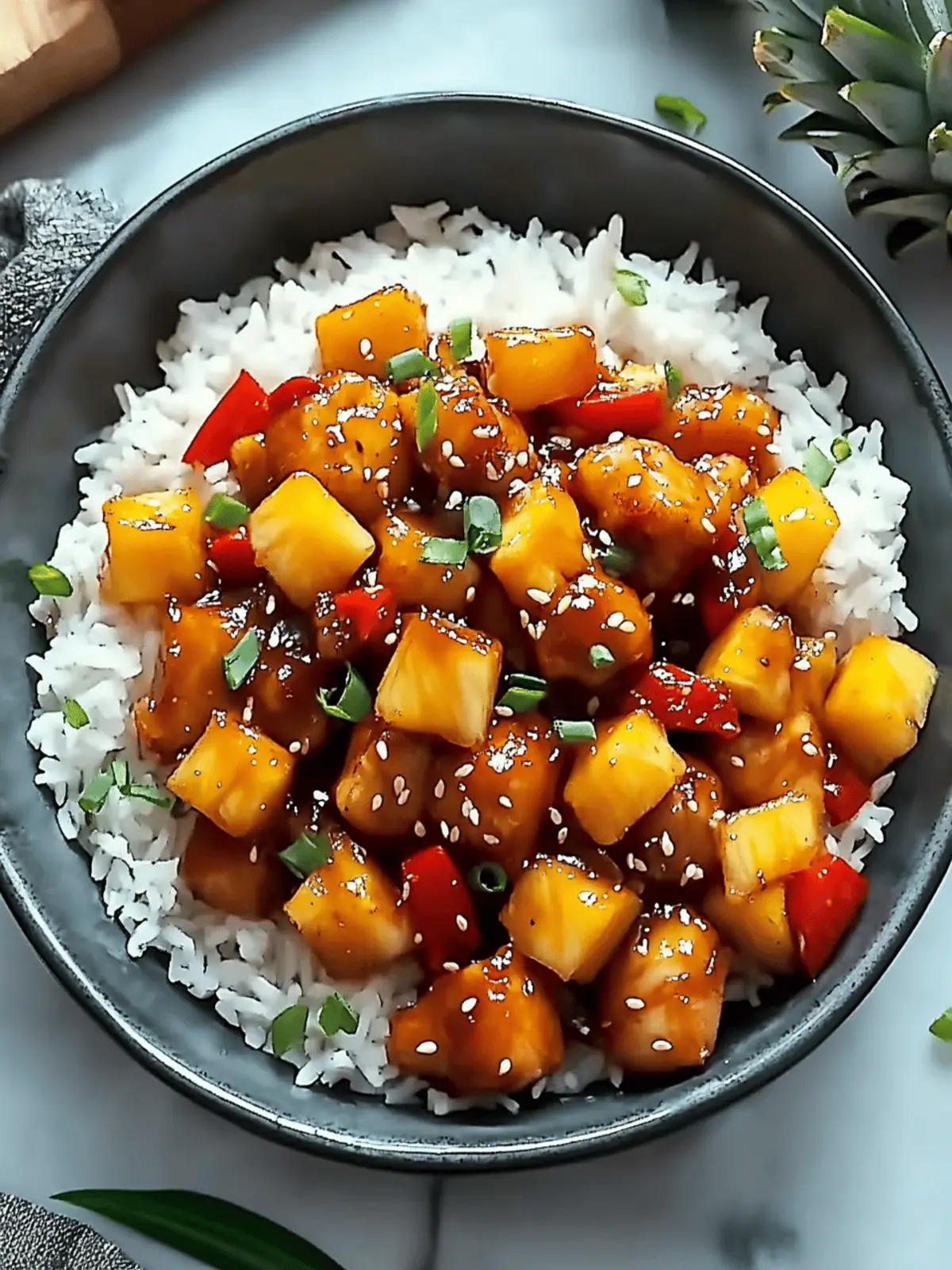Sweet and Sour Chicken with Pineapple
