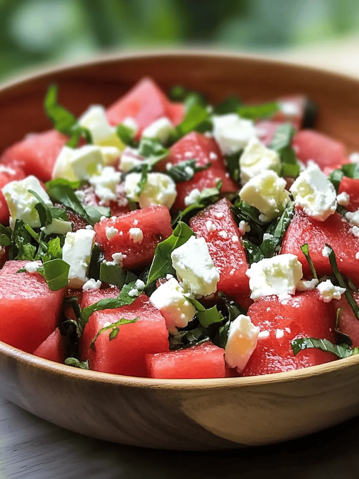 Amazing Watermelon Salad with Feta for a Refreshing Summer