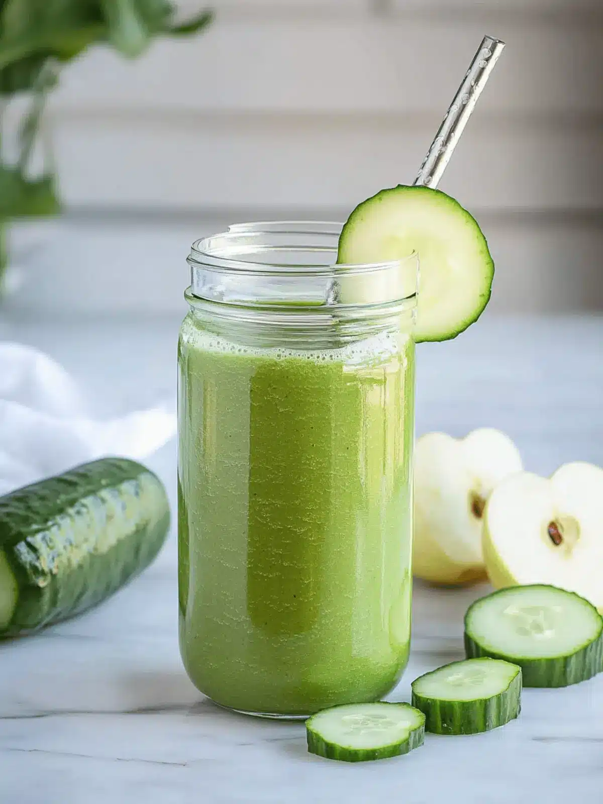 Apple Cucumber Smoothie