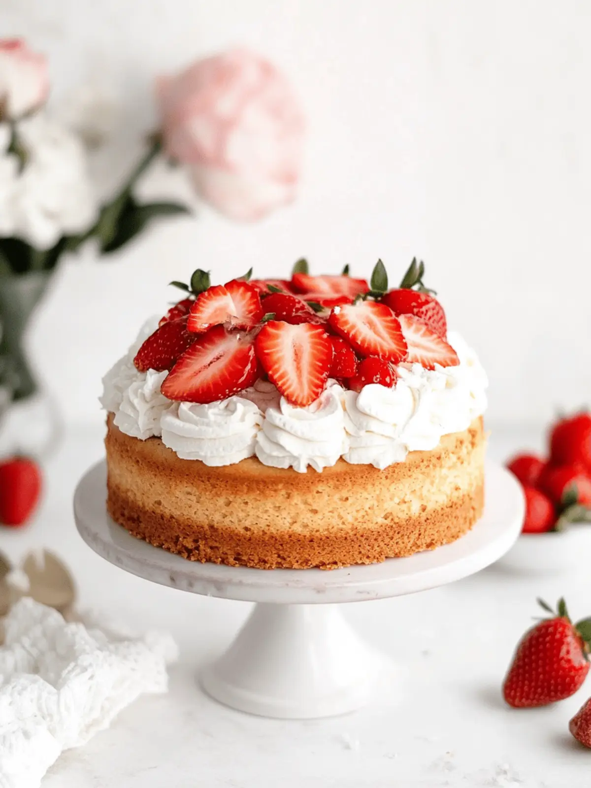 Strawberry Shortcake Cake