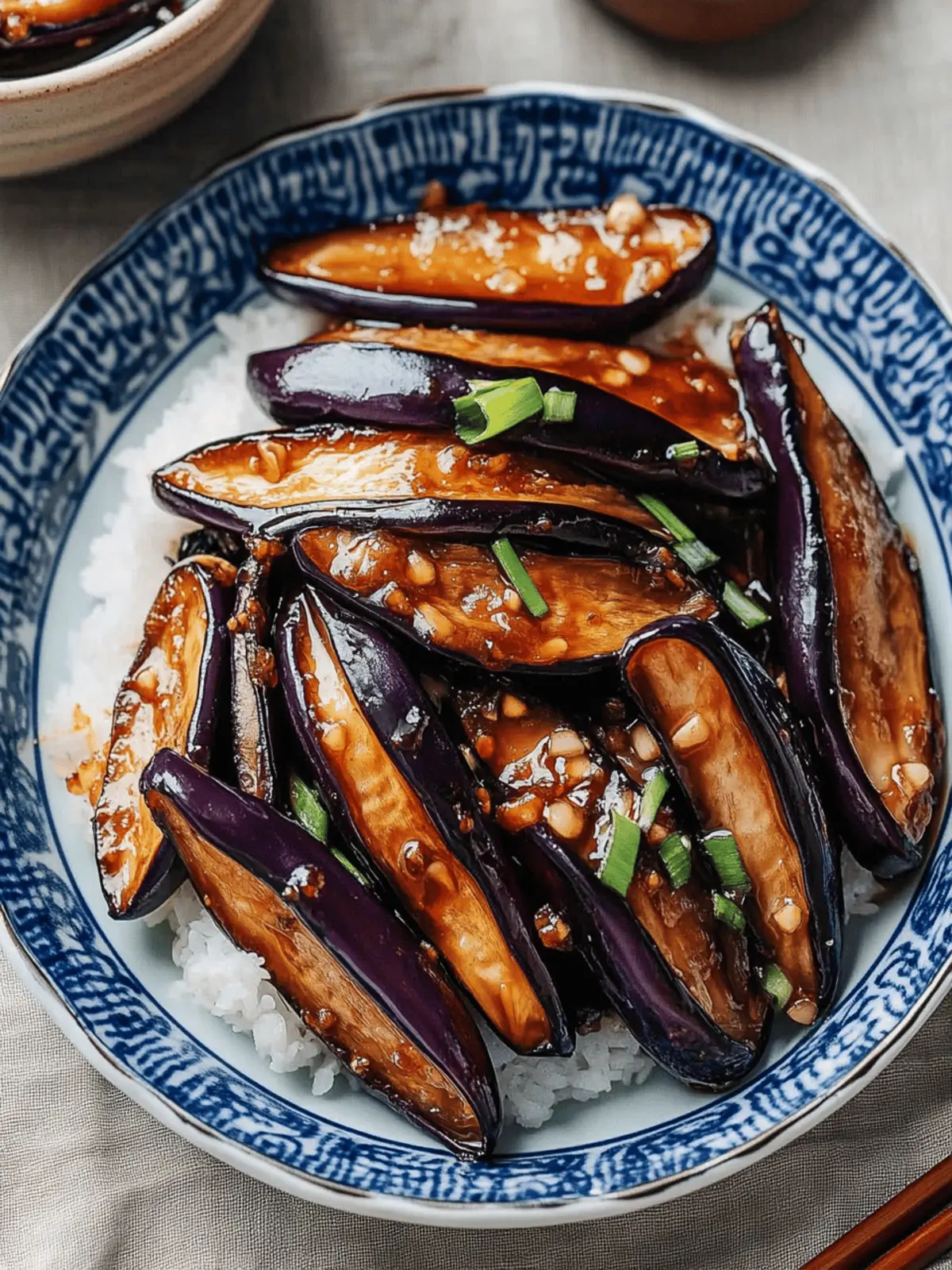 Chinese Eggplant with Garlic Sauce