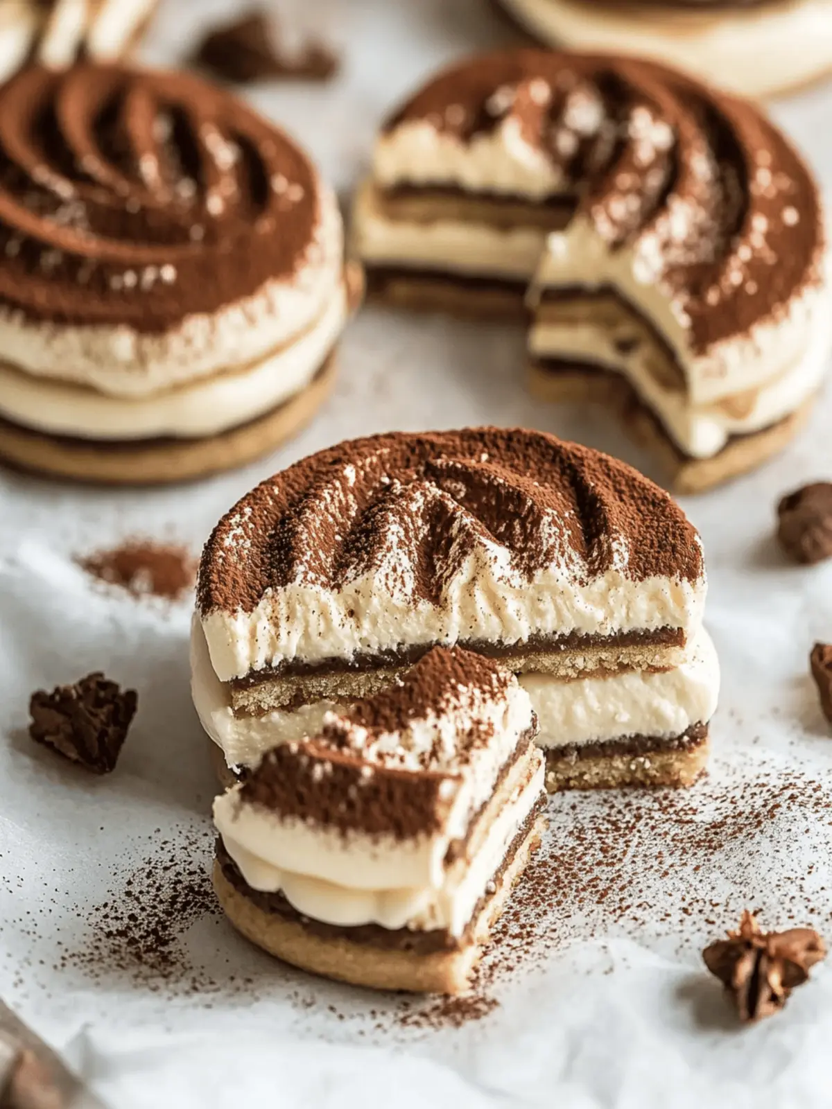 Tiramisu Sandwich Cookies Recipe