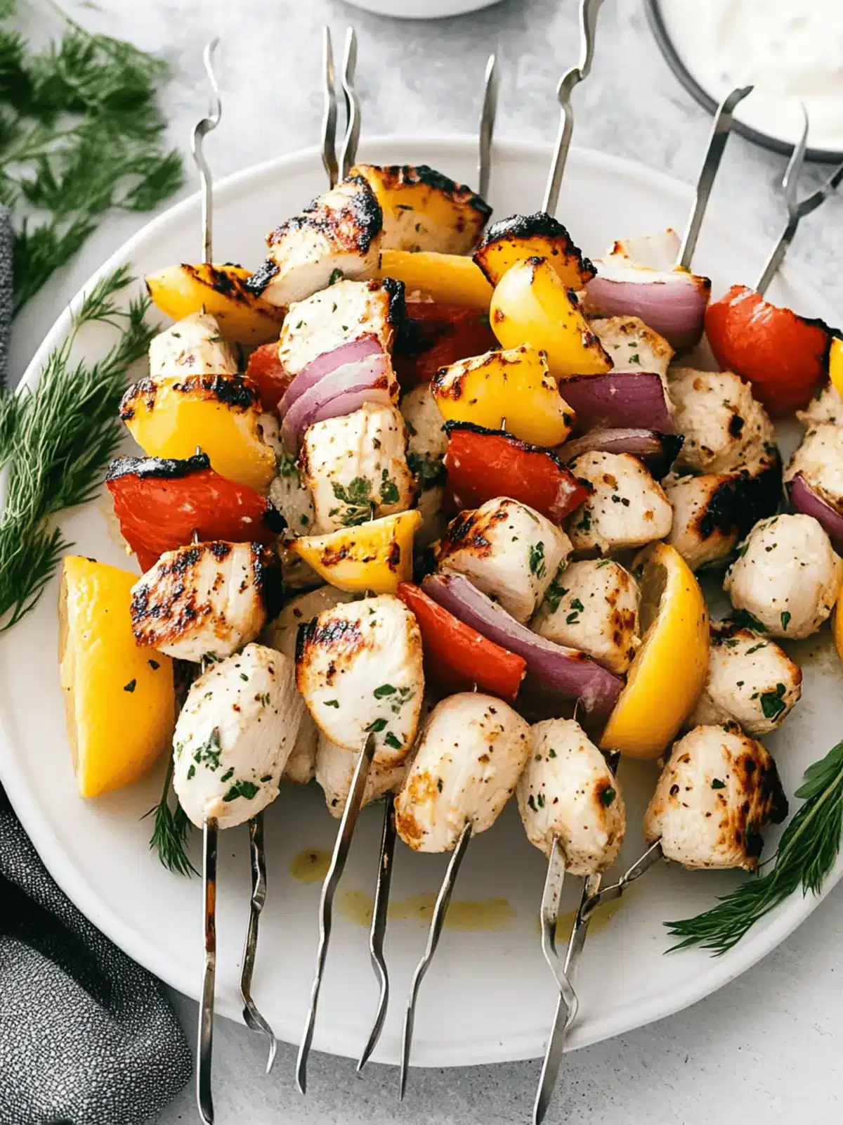 Greek Chicken Kabobs