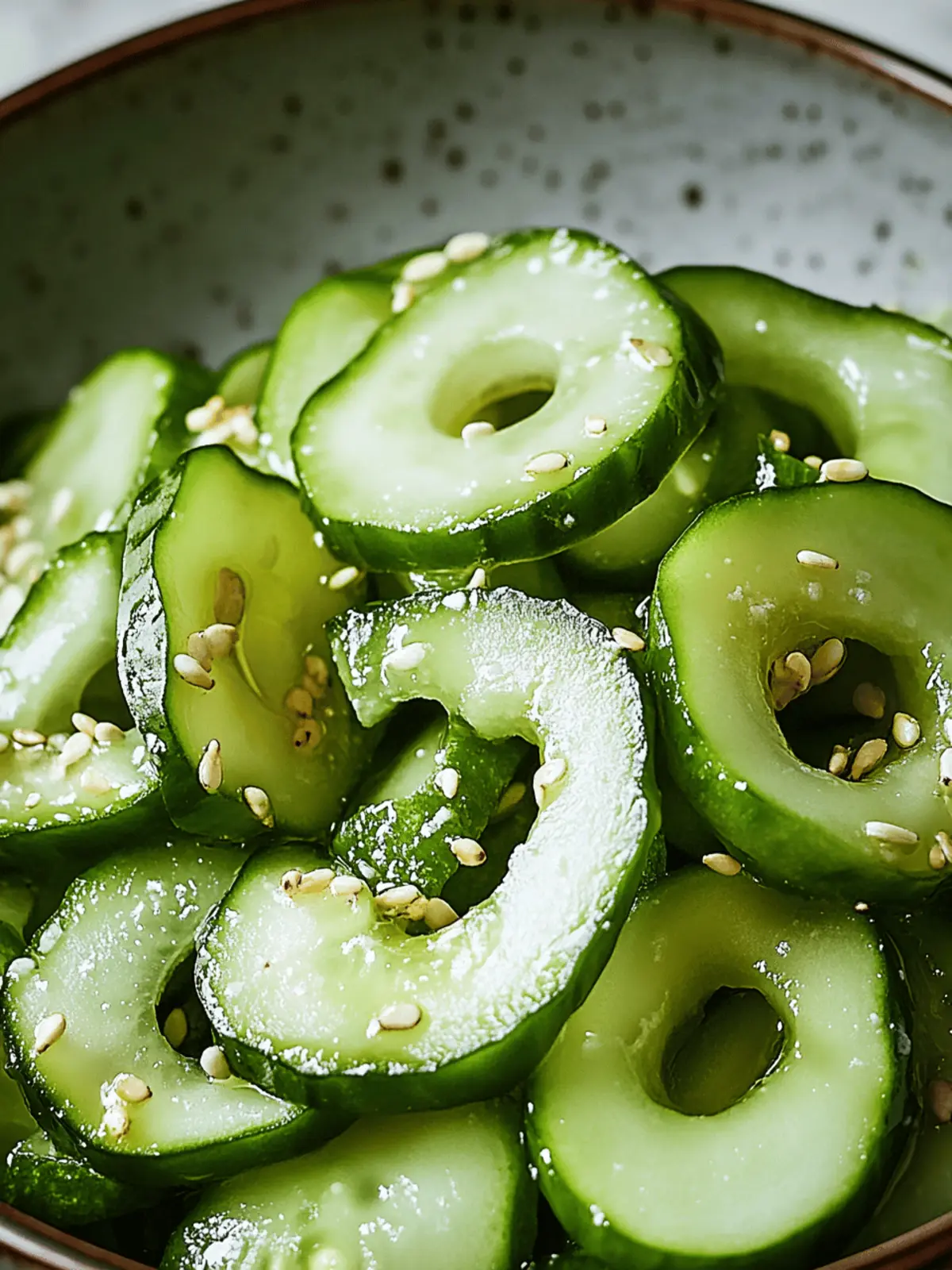 Refreshing Japanese Cucumber Sunomono Salad