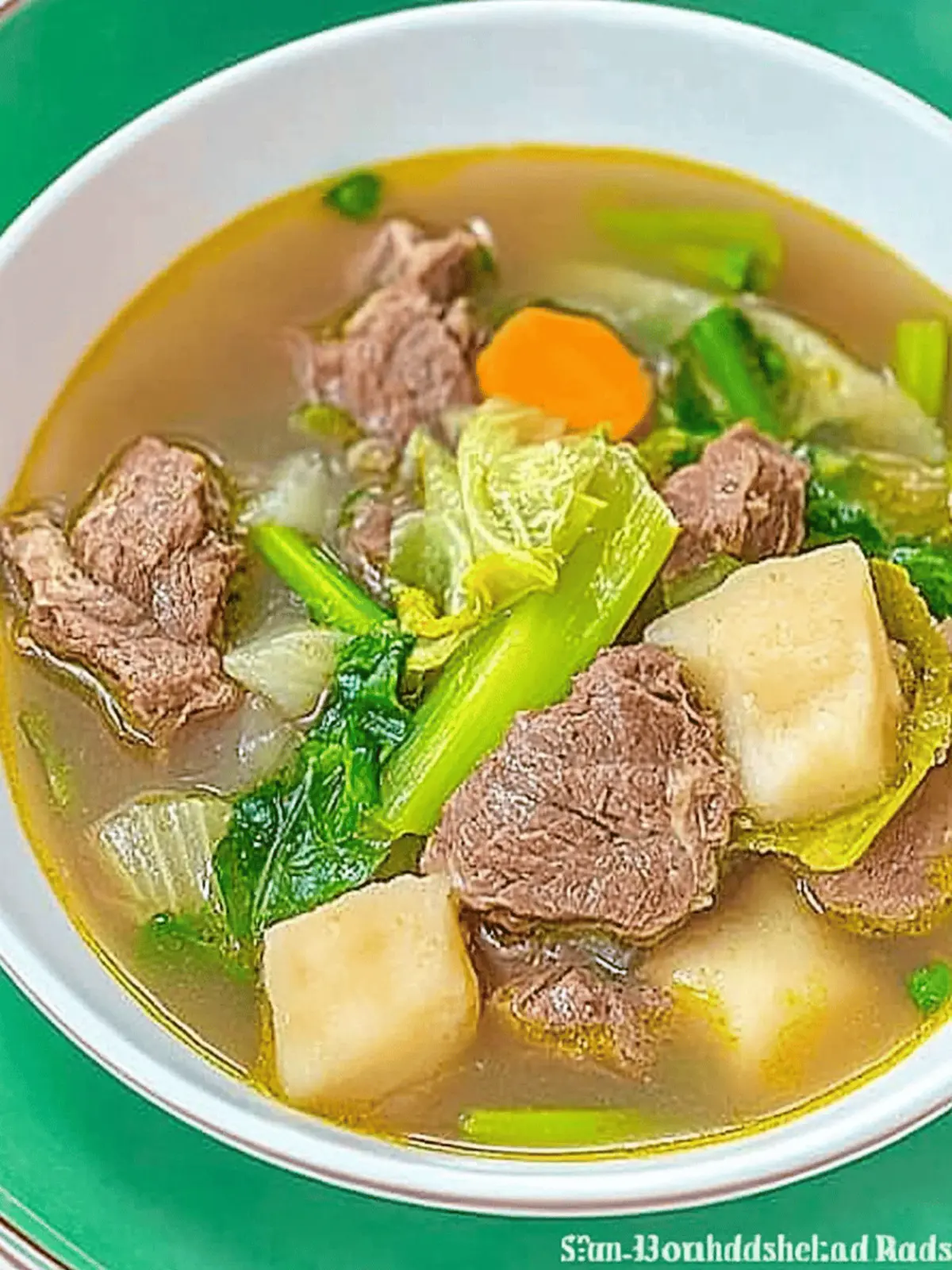 Slow Cooked Beef Nilaga Soup