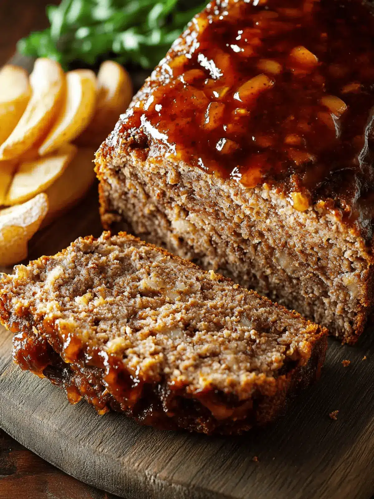 Wild Game Comfort Loaf with Tangy Mustard Glaze