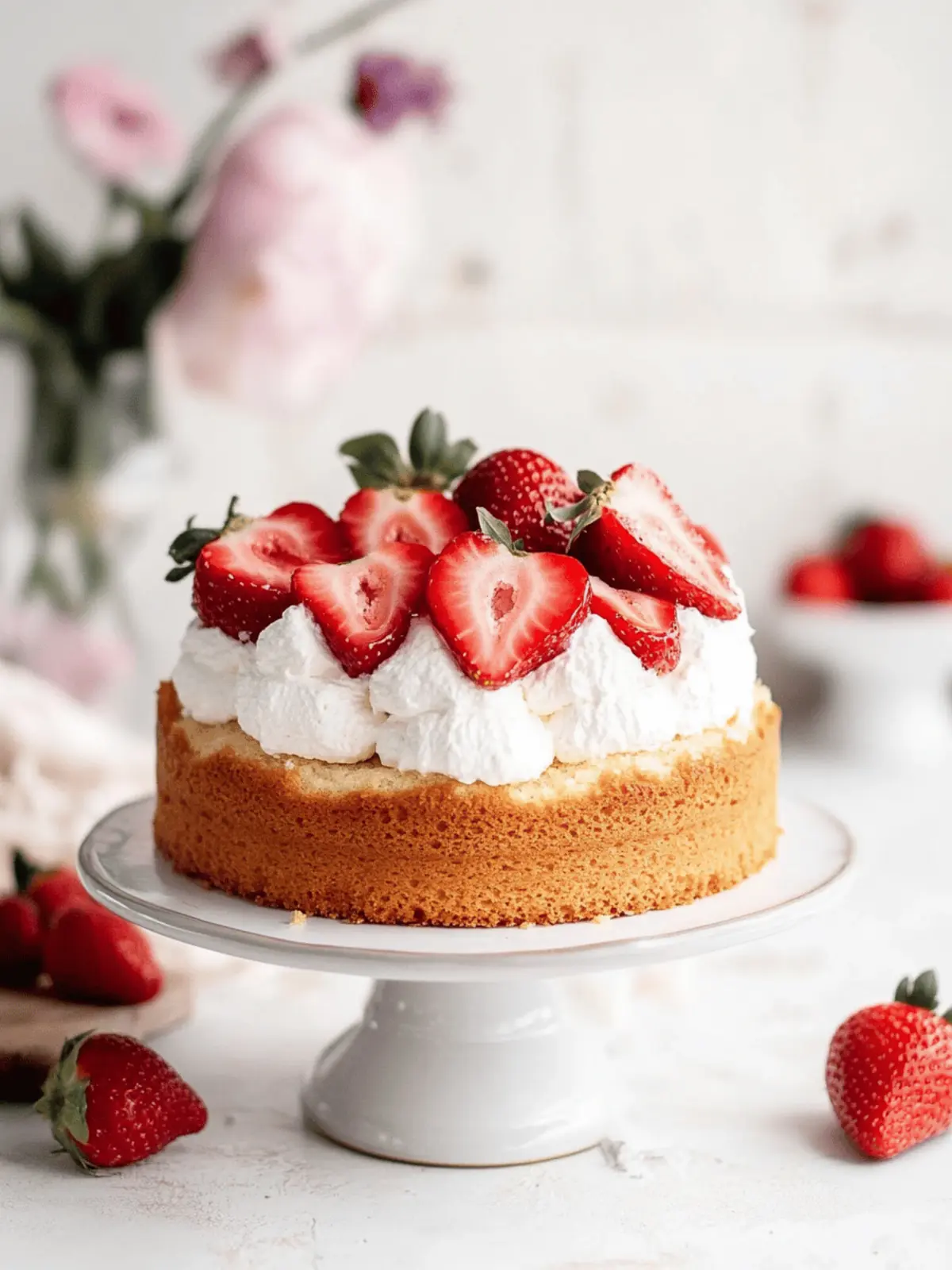 Strawberry Shortcake Cake