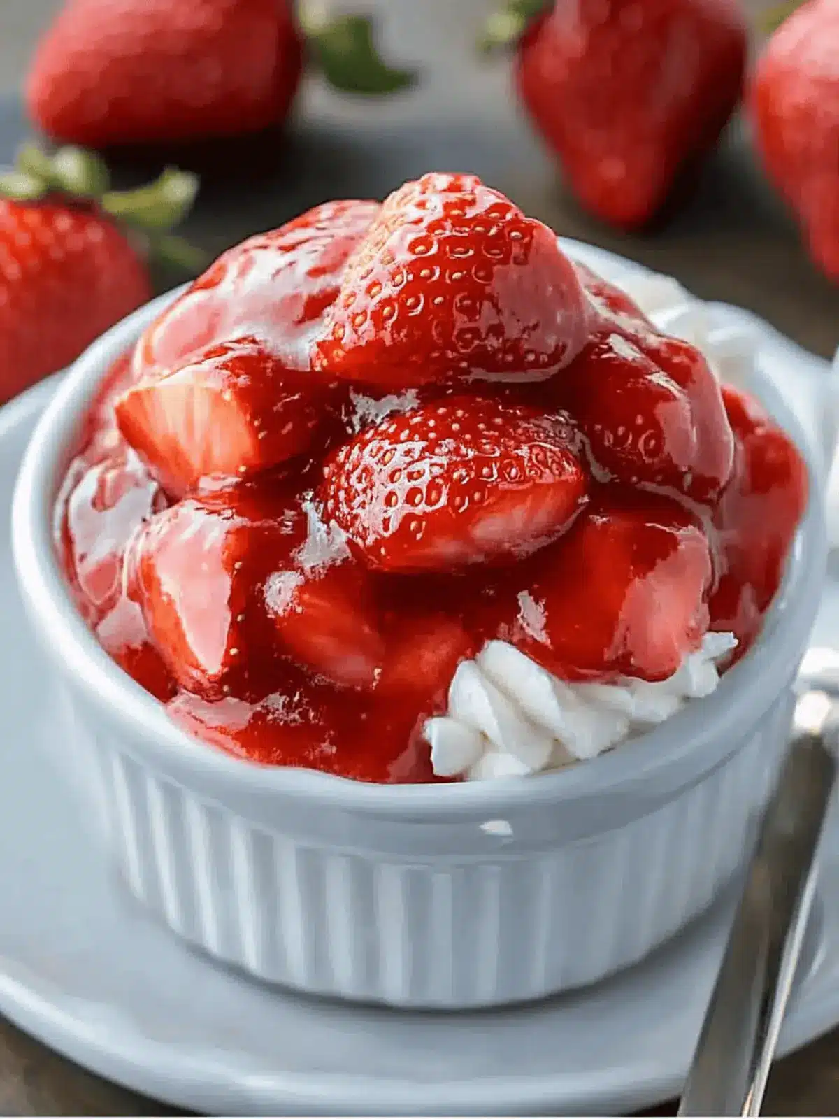 Fresh and Sweet Strawberry Topping for Desserts