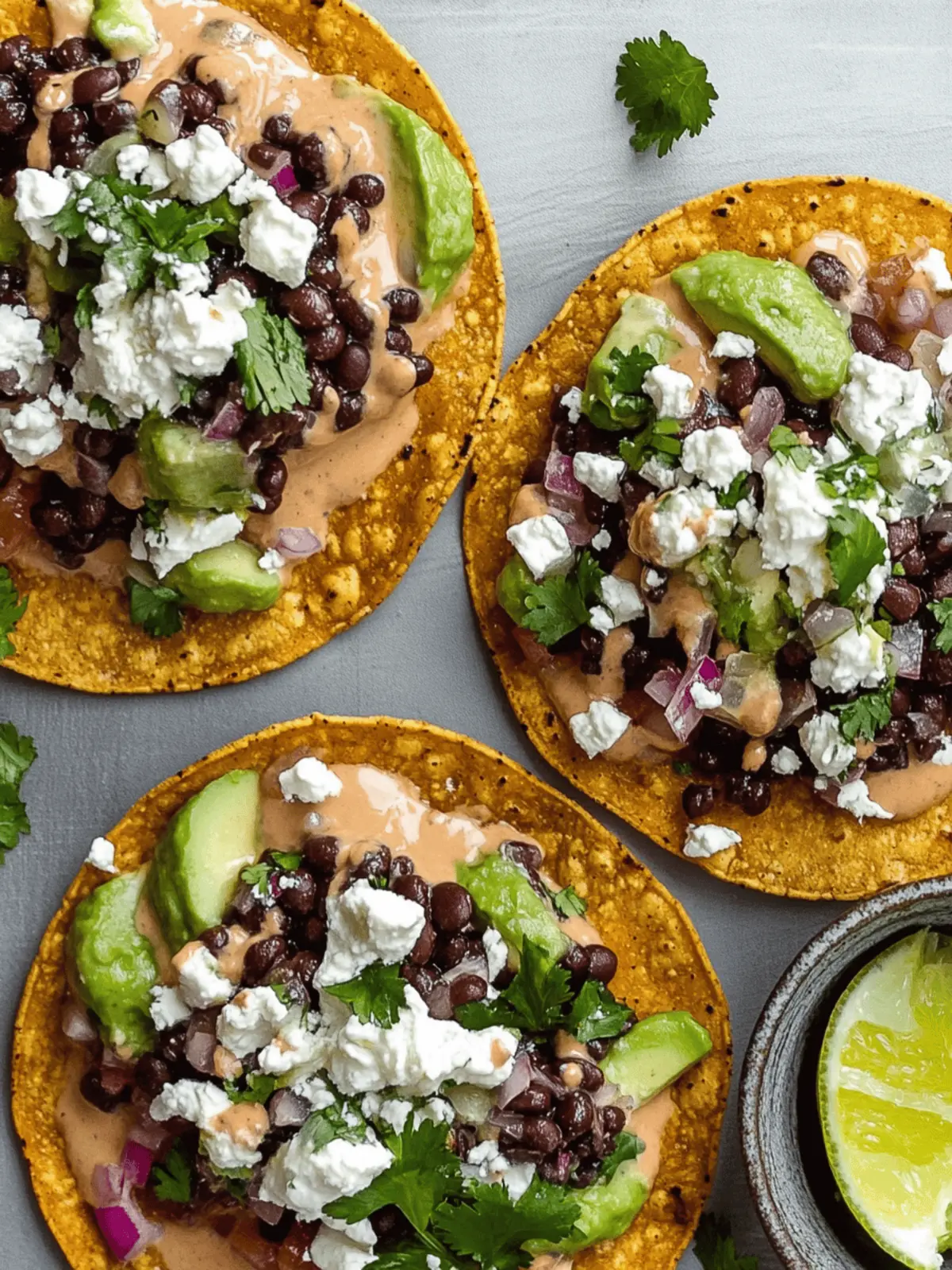 Black Bean Tostadas - Dishing Out Health