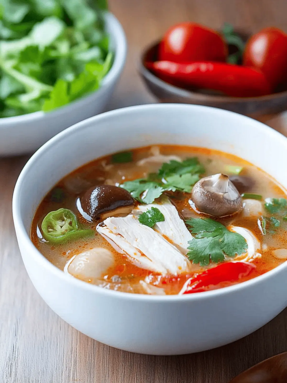 Hot and Sour Chicken Soup