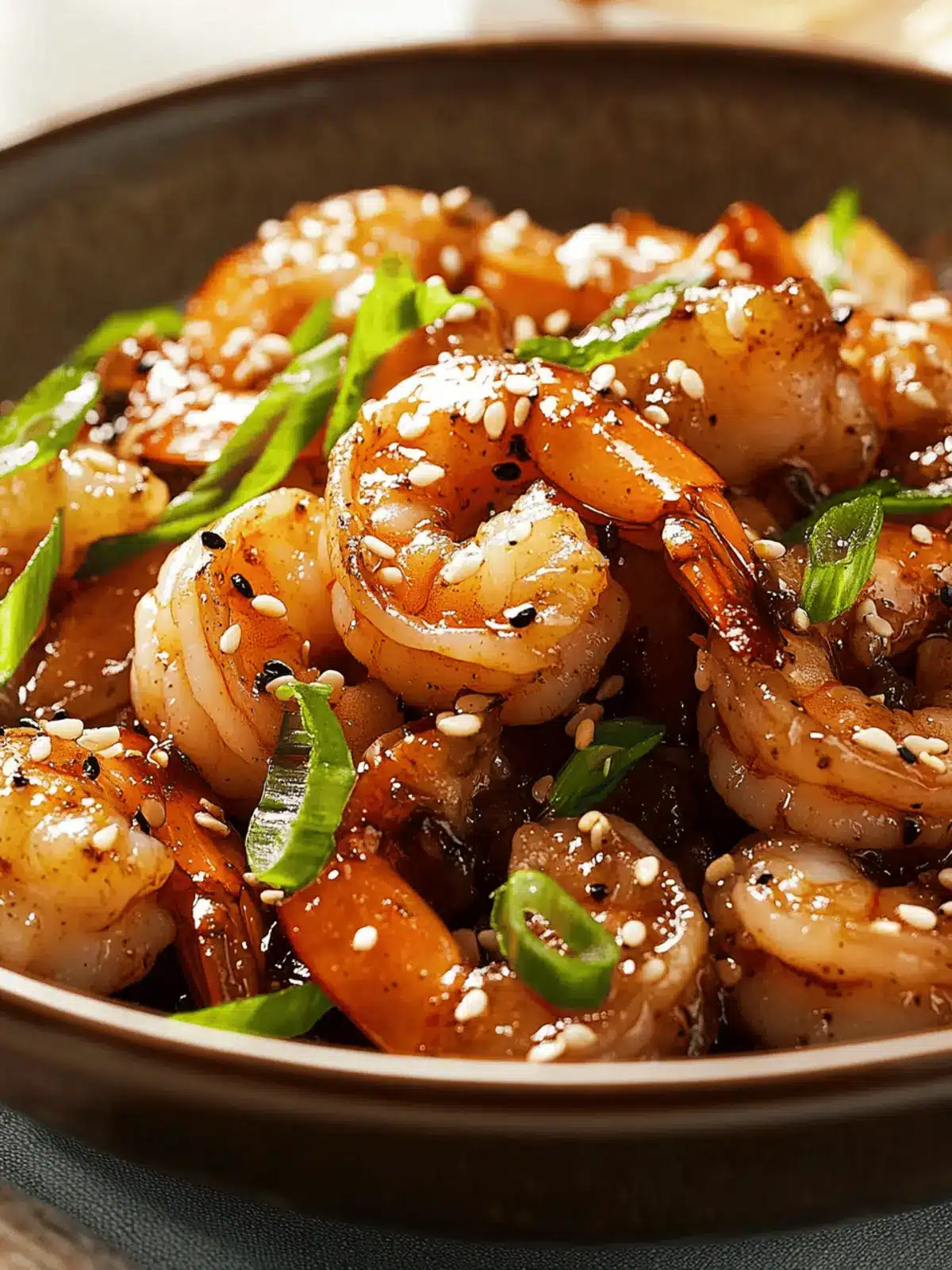 Sizzling Shrimp Stir-Fry with Ginger, Garlic, and Sesame