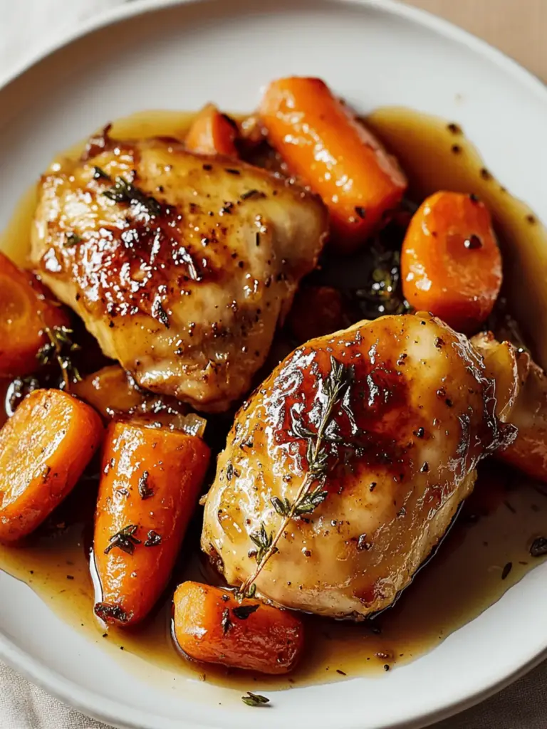 Honey Glazed Carrots & Chicken