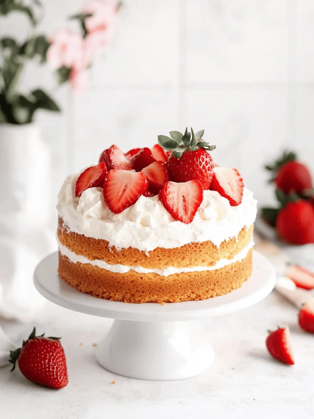 Strawberry Shortcake Cake
