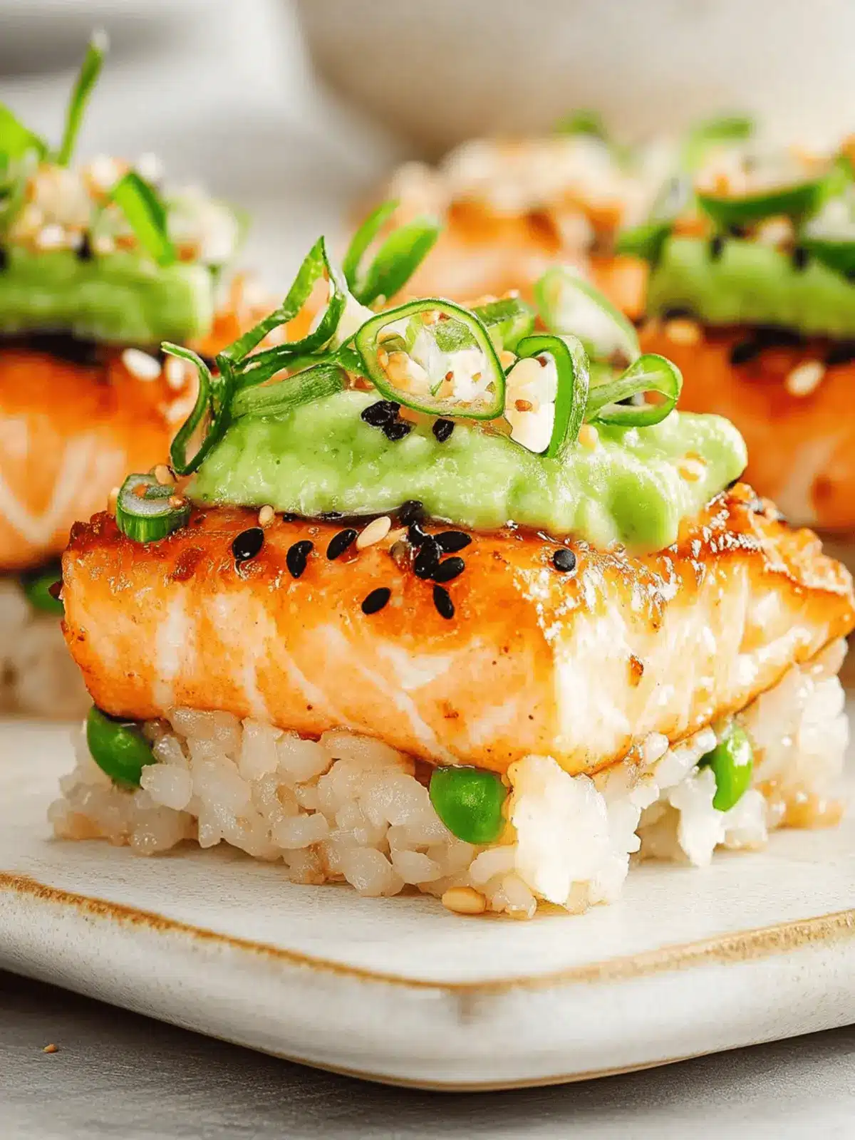 Crispy Rice Salmon