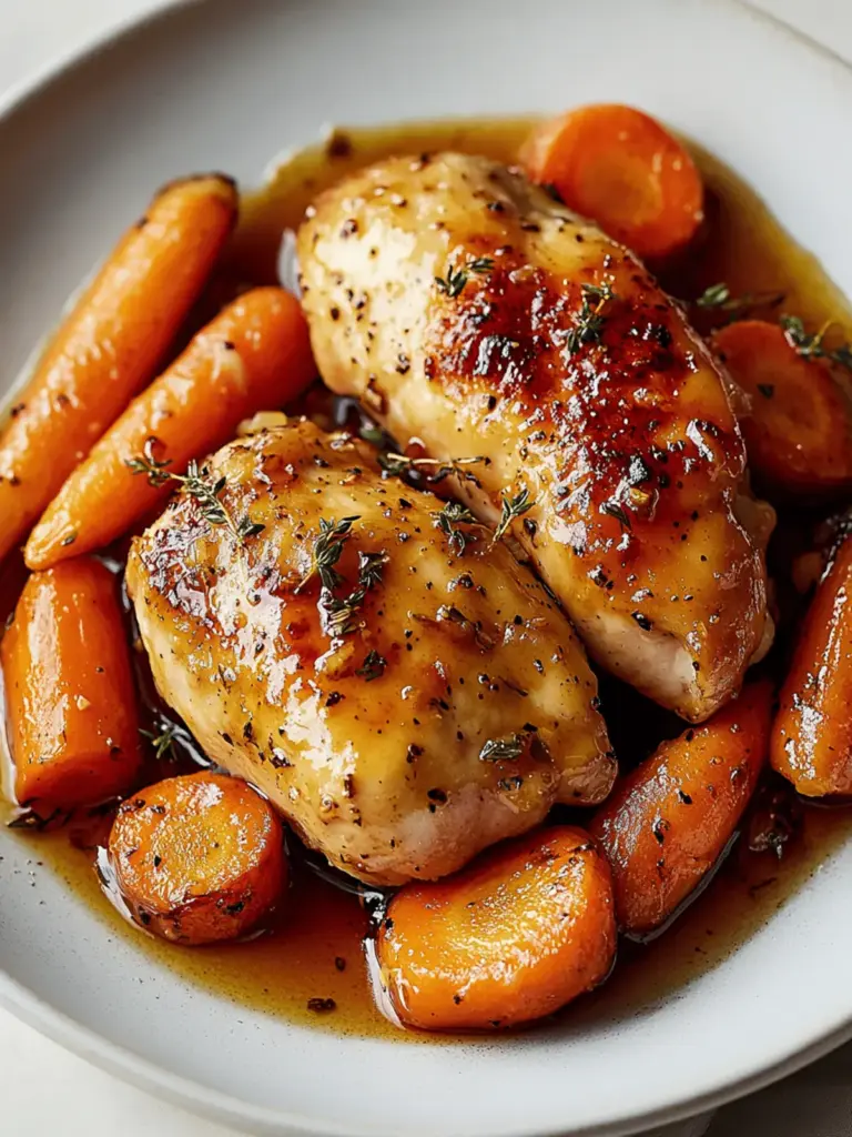 Honey Glazed Carrots & Chicken
