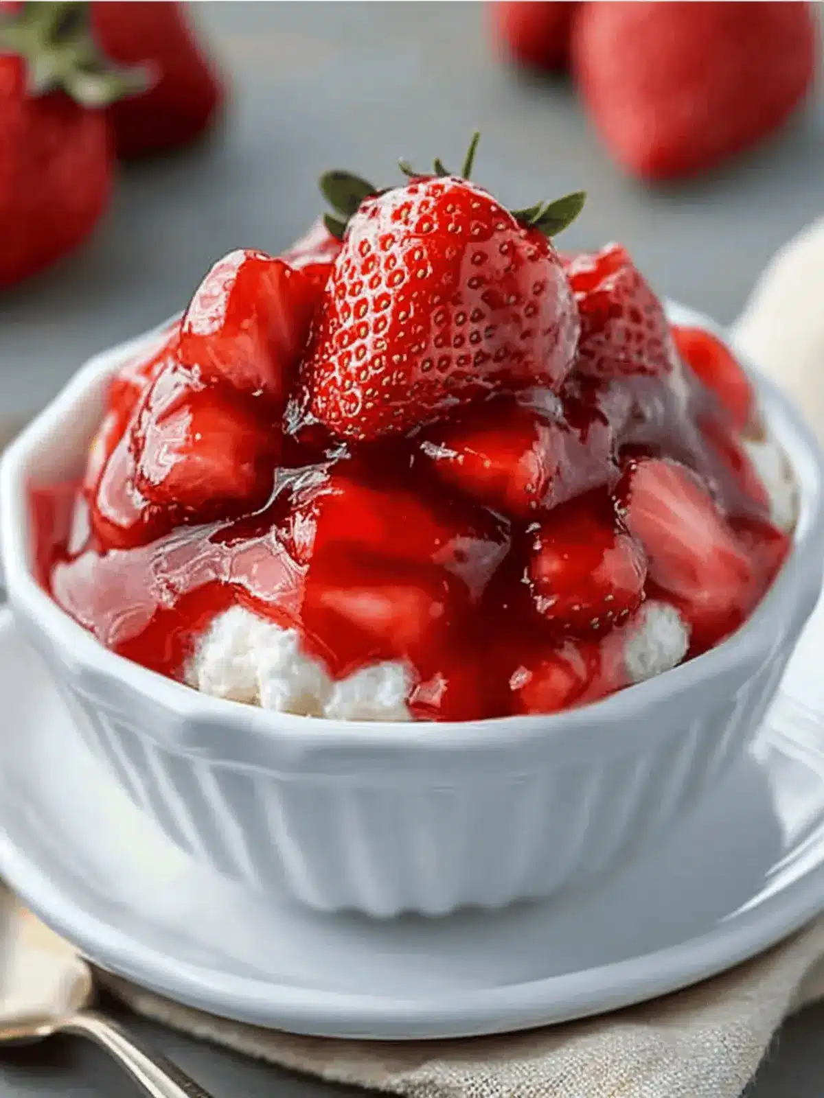 Fresh and Sweet Strawberry Topping for Desserts