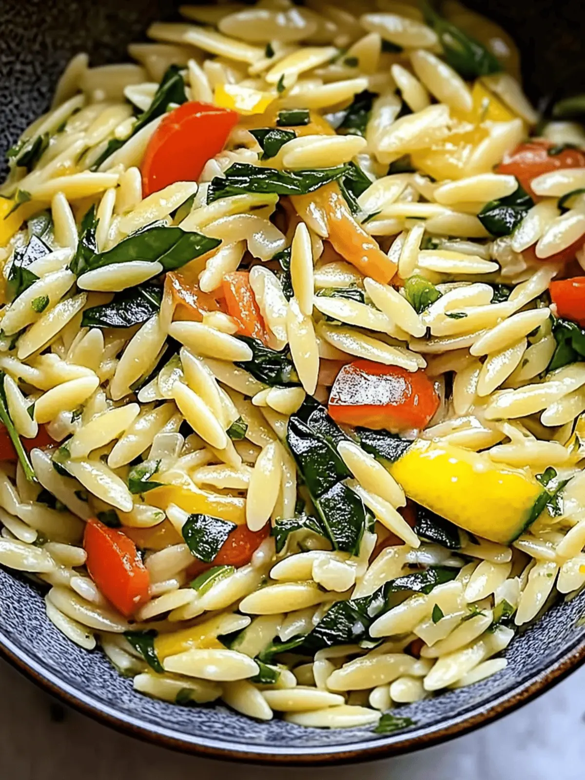 Zesty Lemon Garlic Orzo with Veggies for a Perfect Summer Delight 3 Zesty Lemon Garlic Orzo with Veggies for Summer Bliss